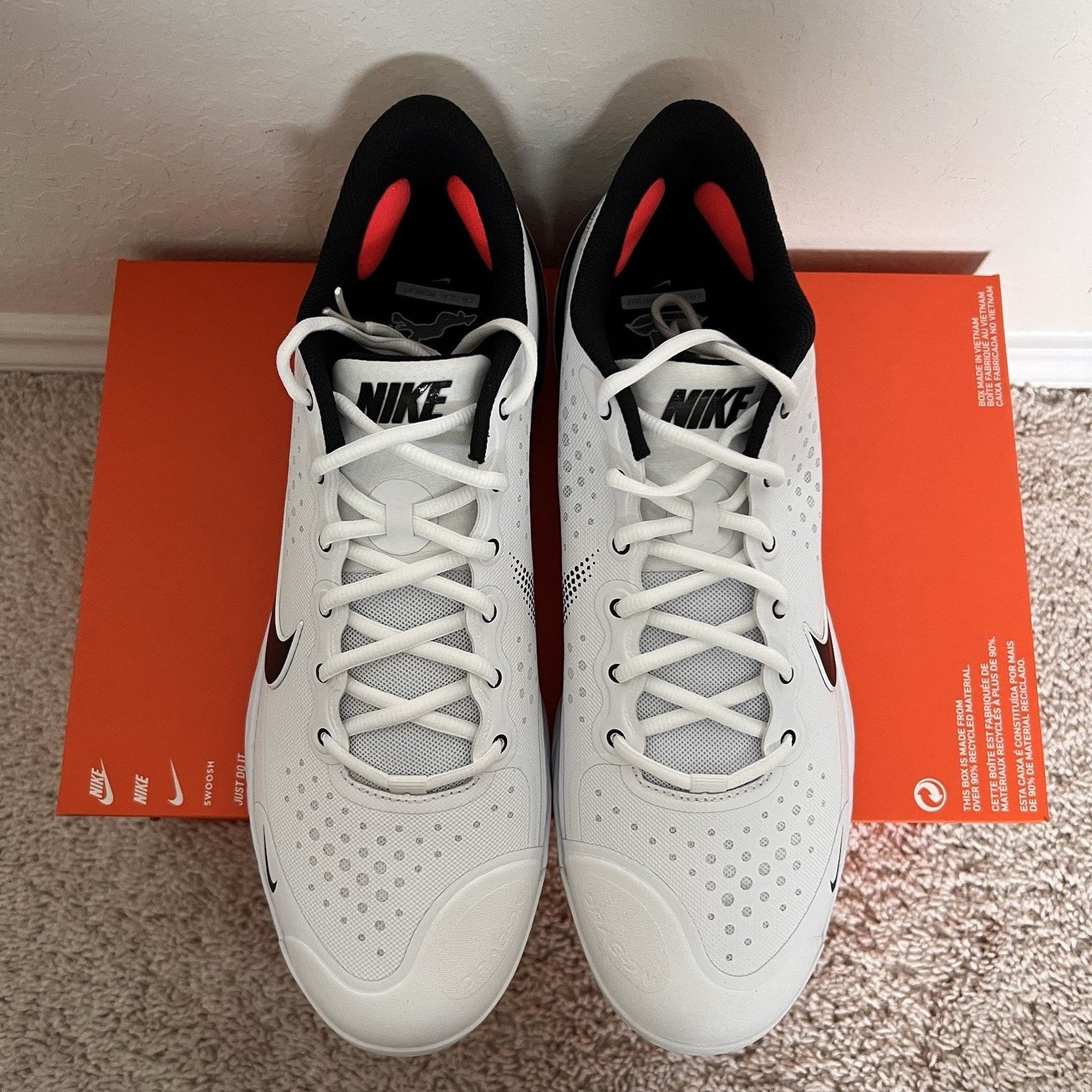 Nike Nike Alpha Huarache Elite 3 Low MCS Baseball Cleats Size 13 Size US 13 / EU 46 - 4 Thumbnail