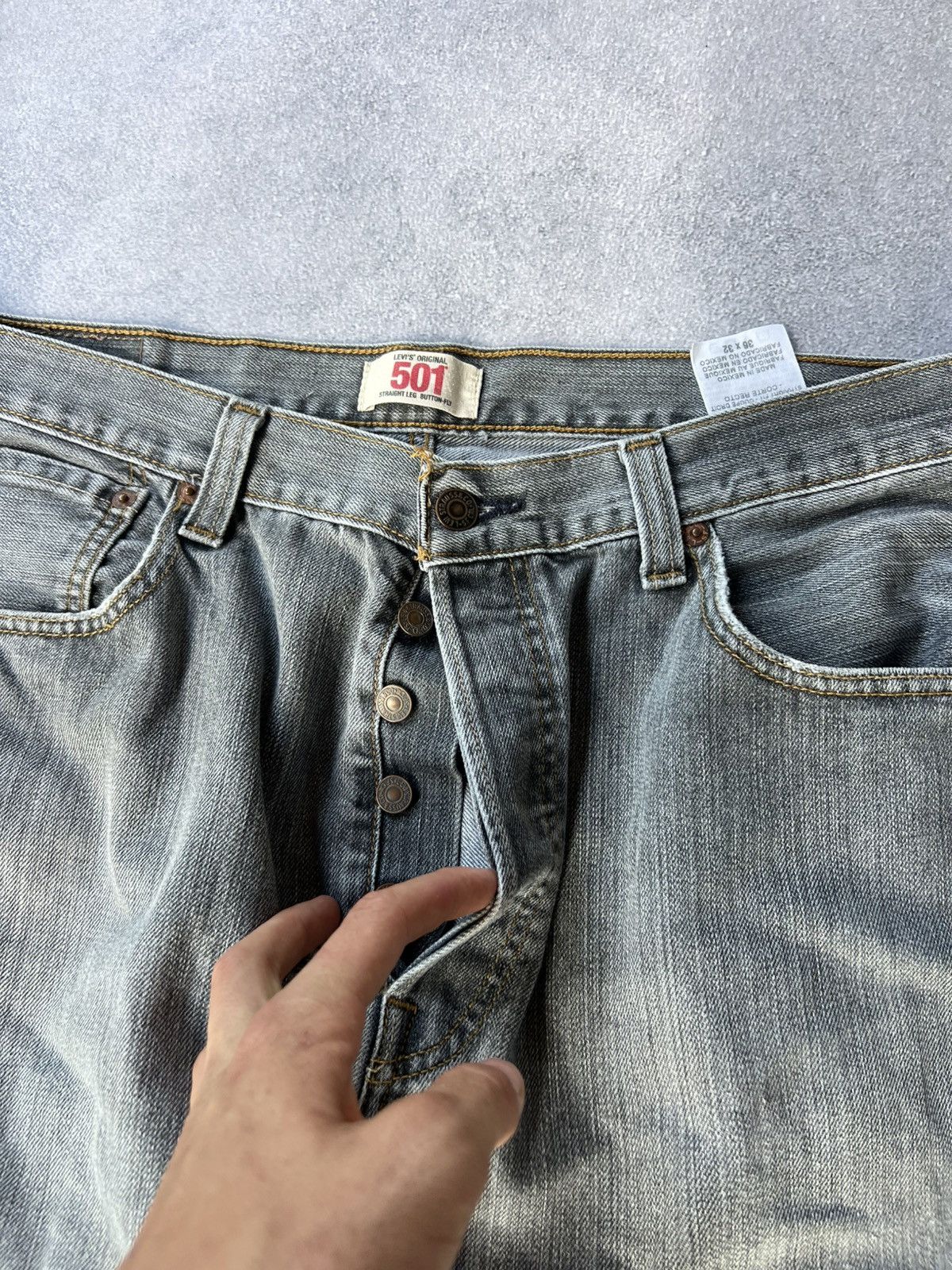 Levi's Vintage Rick Owens Junya Watanabe Style Washed Jeans Size US 36 / EU 52 - 9 Thumbnail