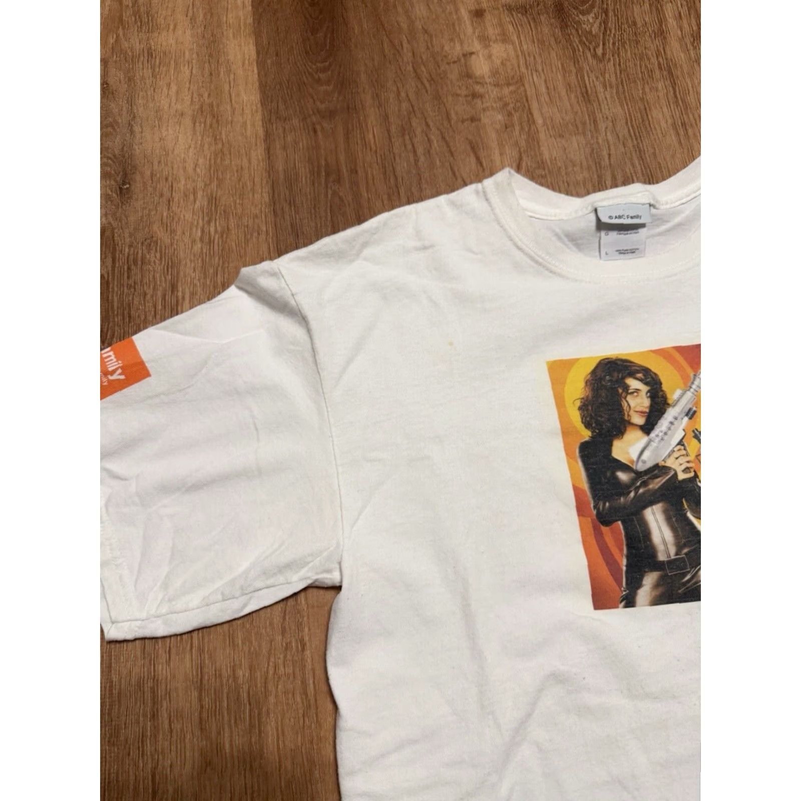 Vintage VINTAGE ABC Middle Man Family Promo T-Shirt Mens Large White Shirt Size US L / EU 52-54 / 3 - 5 Thumbnail