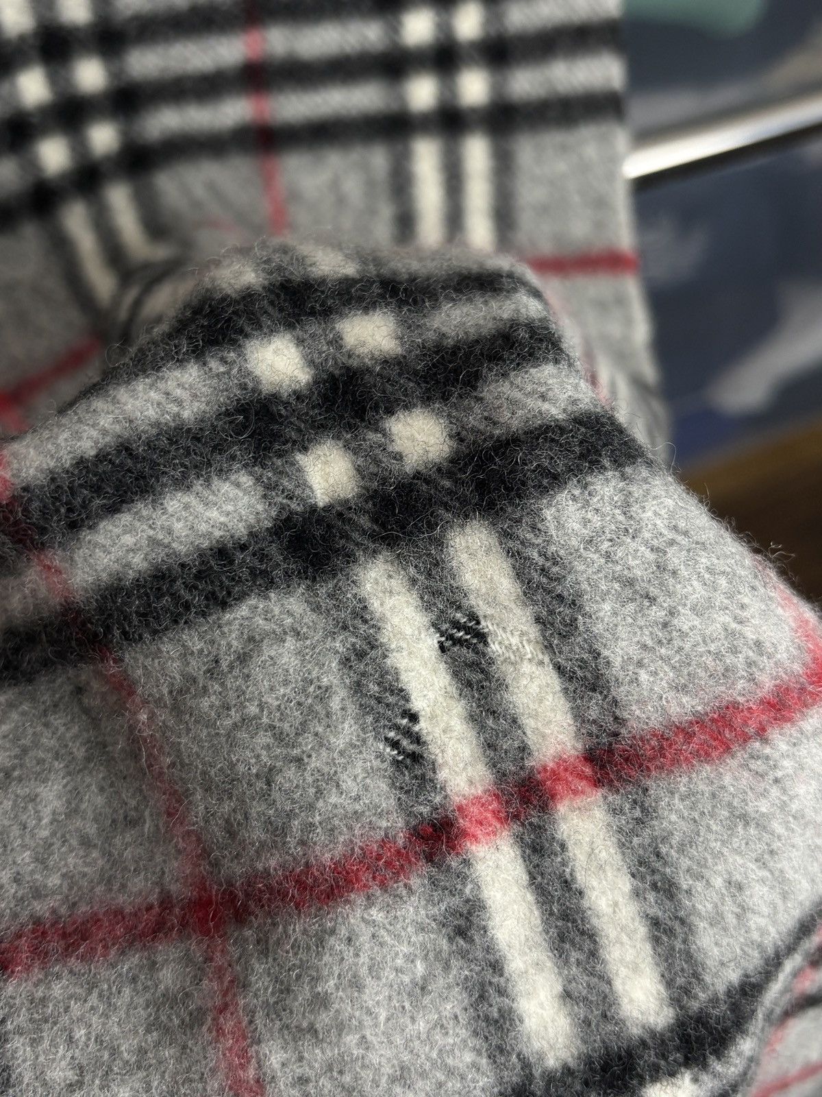 Burberry Burberry Vintage Grey Nova Check Scarf Size ONE SIZE - 6 Thumbnail