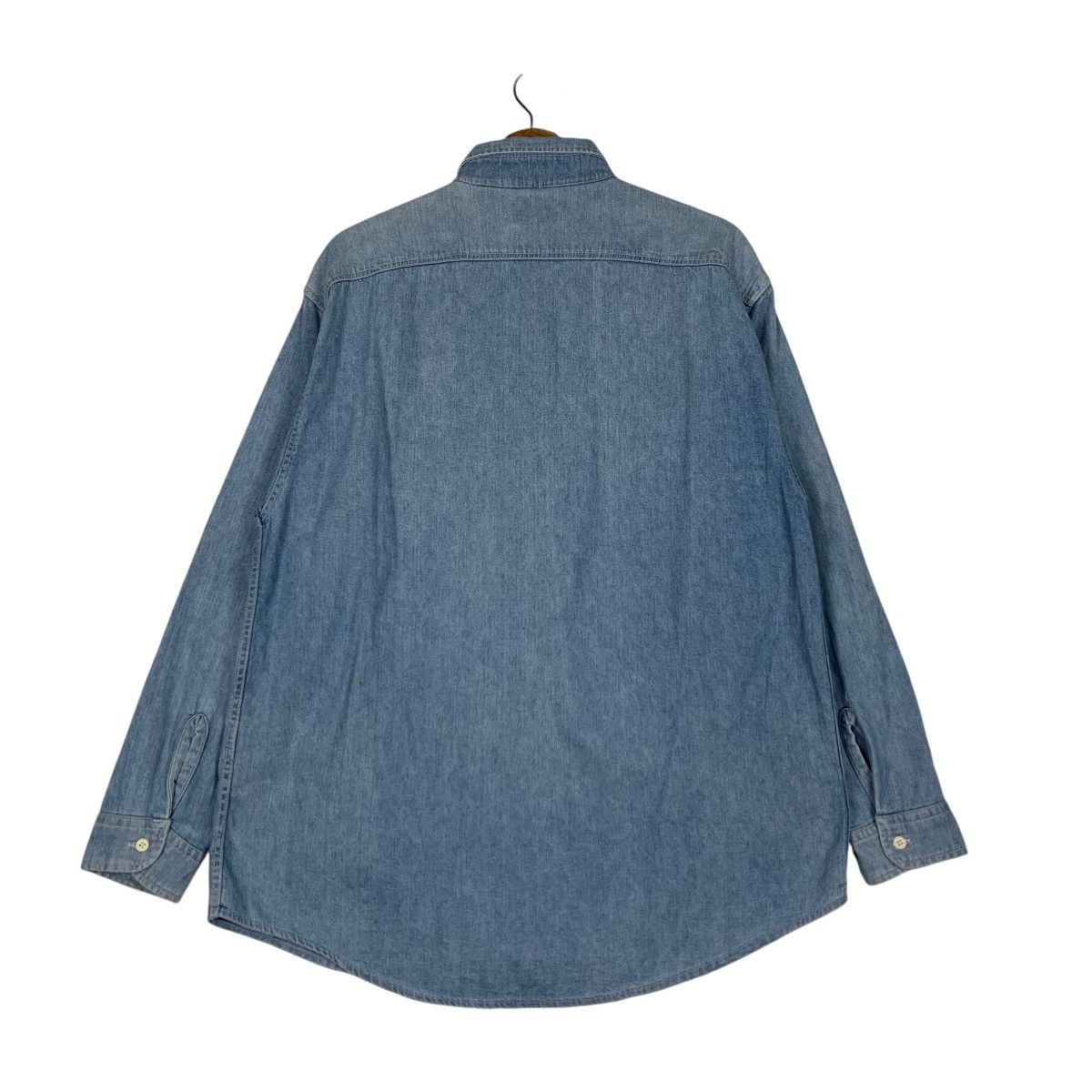 Vintage PENNY WORTH Western Chambray Denim Shirt #1265-C57 Size US L / EU 52-54 / 3 - 7 Thumbnail