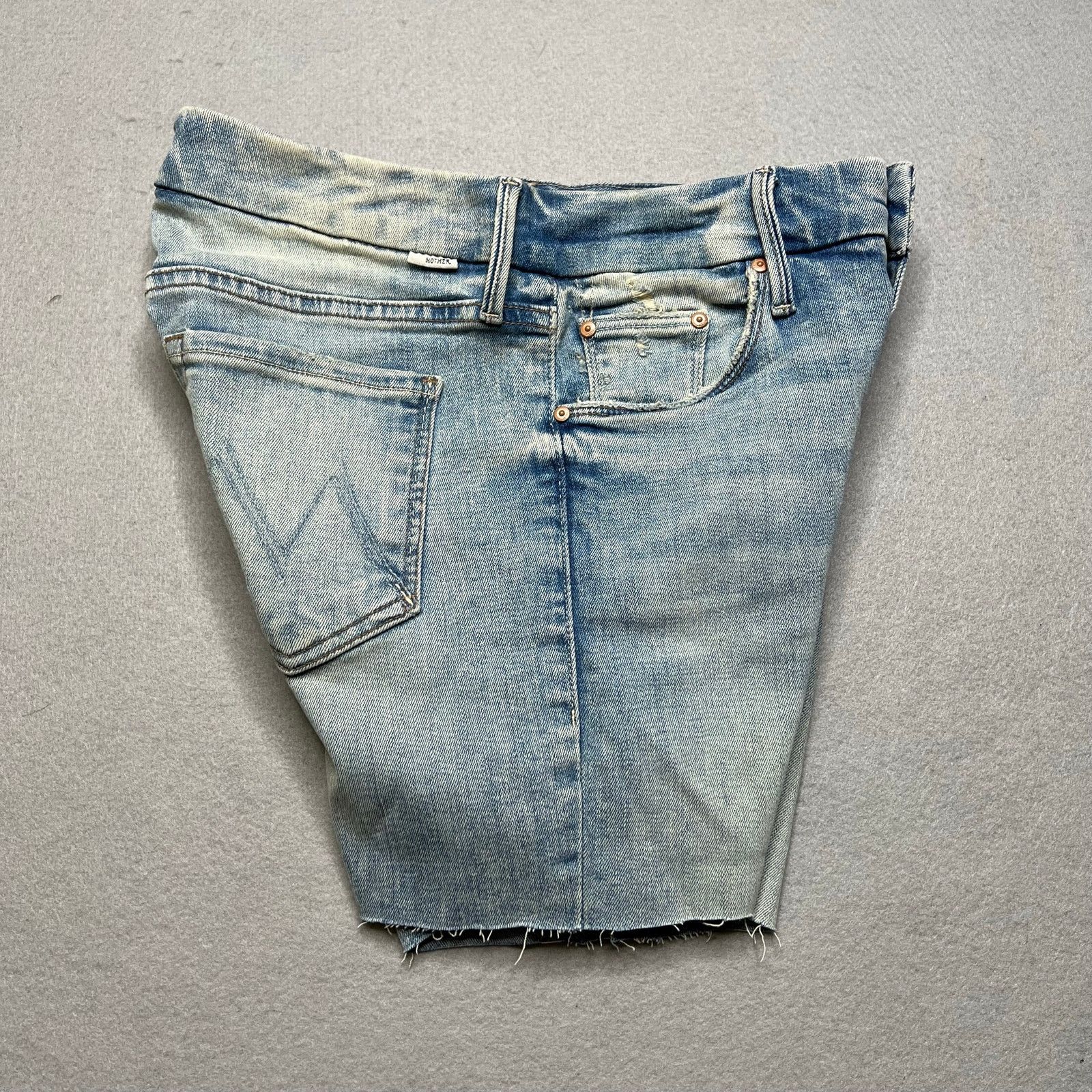 MOTHER MOTHER The Looker Ankle Step Fray Denim Shorts Women’s 26 Size 26" / US 2 / IT 38 - 10 Thumbnail