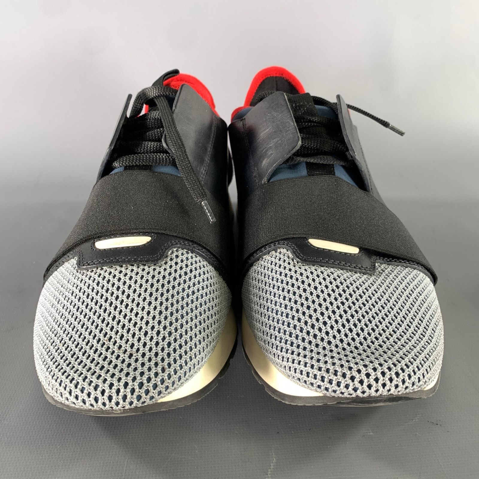 Balenciaga BALENCIAGA Sz 10 Black Multi-Color Mixed Fabrics Sneaker Size US 10 / EU 43 - 4 Thumbnail