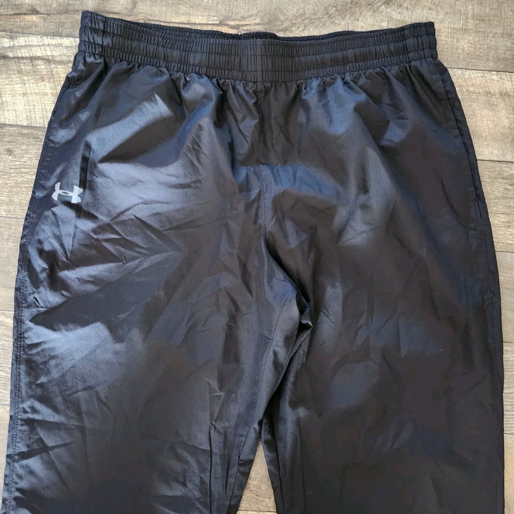Under Armour Under Armour Pants Mens 2XL Black Water Repellent Wide Leg Loose Fit Heatgear Pants Mens 2XL Black Size US 39 - 4 Thumbnail