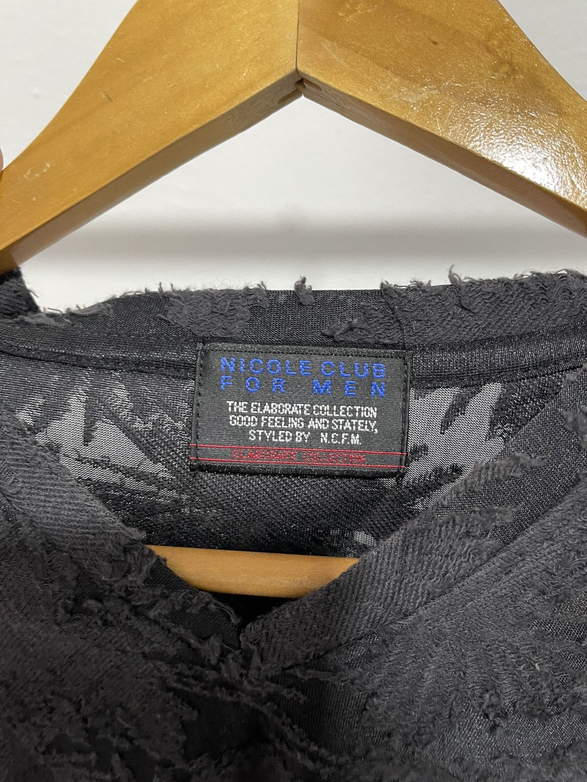 Japanese Brand × Nicole Club 2000s Nicole Club For Men distressed Tee Size US M / EU 48-50 / 2 - 7 Thumbnail