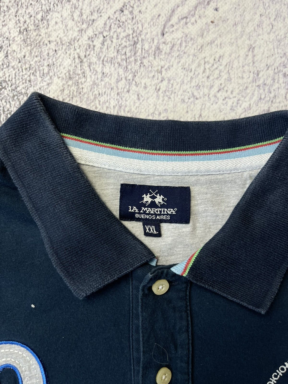 La Martina Vintage Y2K La Martina Argentina #3 Summer Polo Rugby Japan Size US XL / EU 56 / 4 - 10 Thumbnail