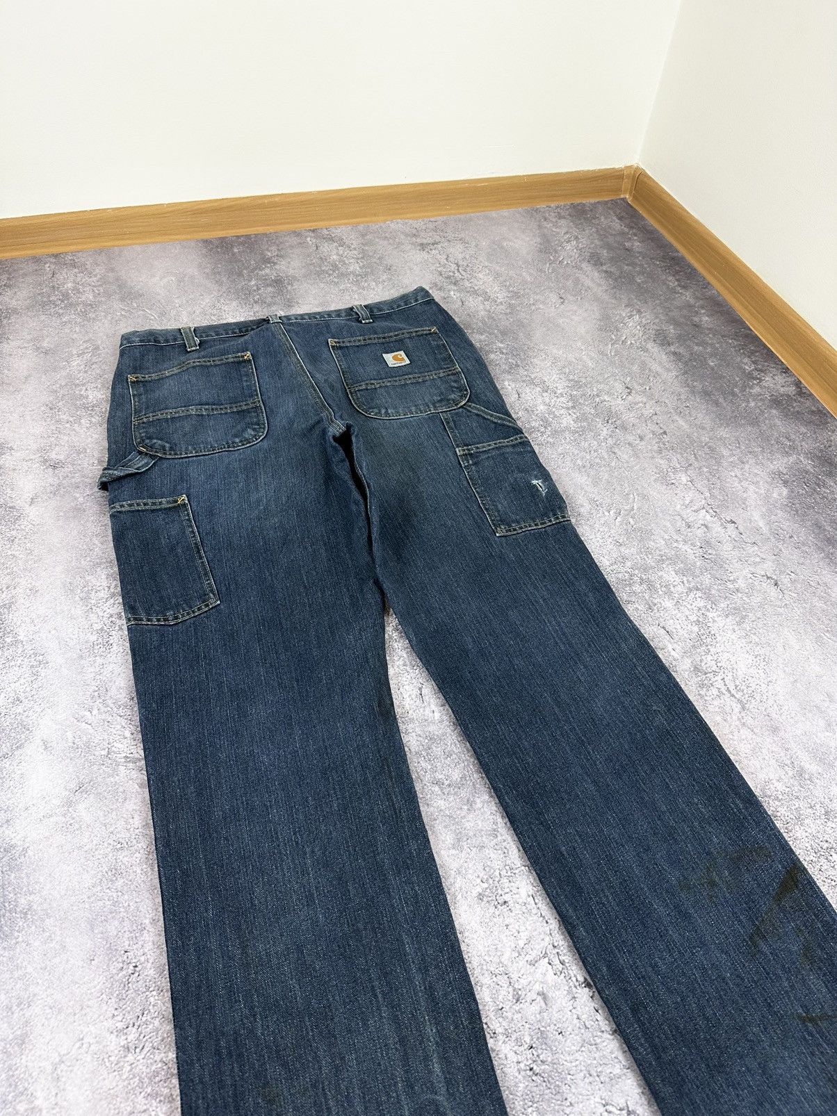 Carhartt Vintage Carhartt Denim Carpenter Cargo Hype USA Work Pants Size US 36 / EU 52 - 5 Thumbnail