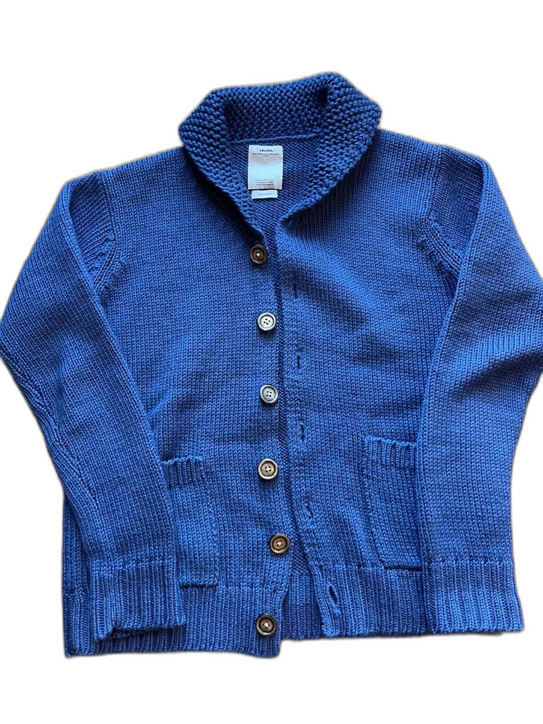 Visvim VISVIM STURGIS Indigo Wool Sweater Size US M / EU 48-50 / 2 - 1 Thumbnail