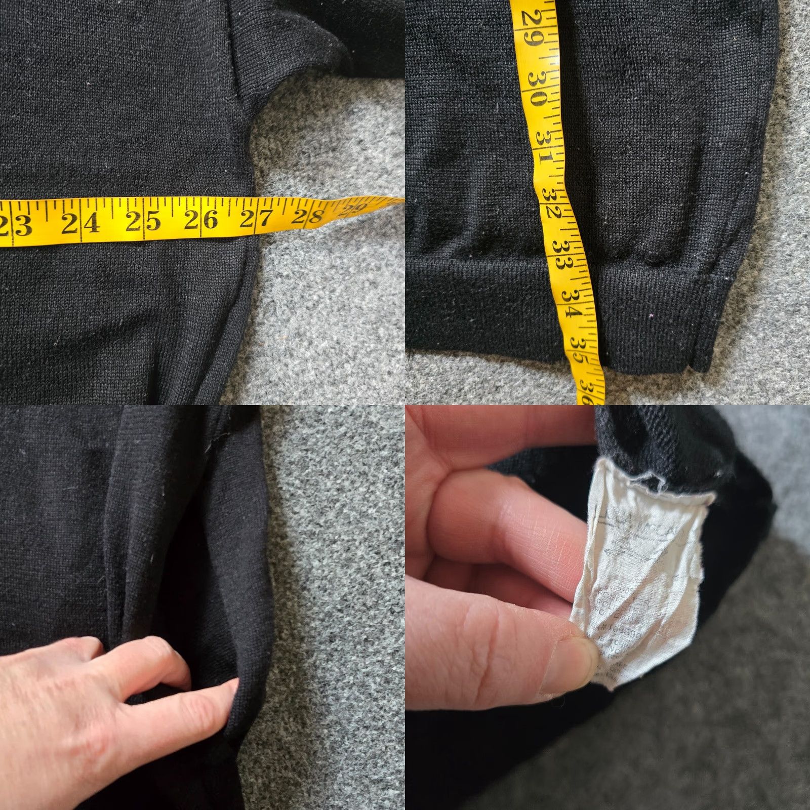 Melissa VINTAGE Melissa McCarthy Seven7 Sweater Womens 2X Black Cat Kitty Pockets Dress Tunic Size XXL / US 16-18 / IT 52-54 - 8 Thumbnail