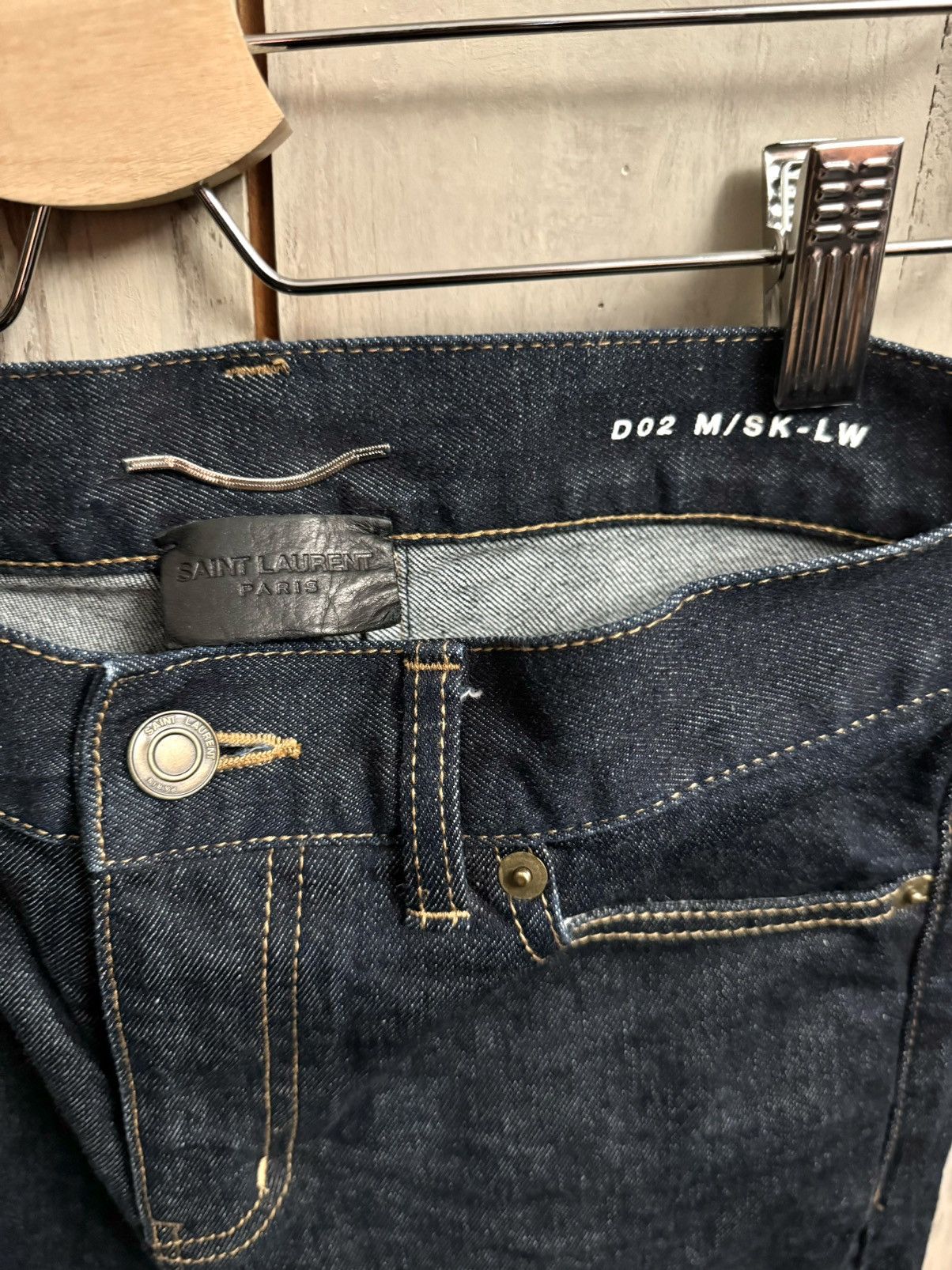 Saint Laurent Paris saint laurent slimane men skinny denim jeans 27 2016 Size US 27 - 2 Thumbnail
