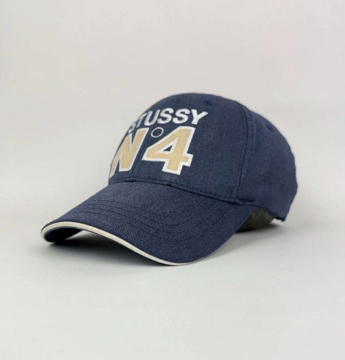 Stussy Vintage Stussy #4 Hats Cap Blue Rare Top Logo Skateboarding Size ONE SIZE - 2 Thumbnail