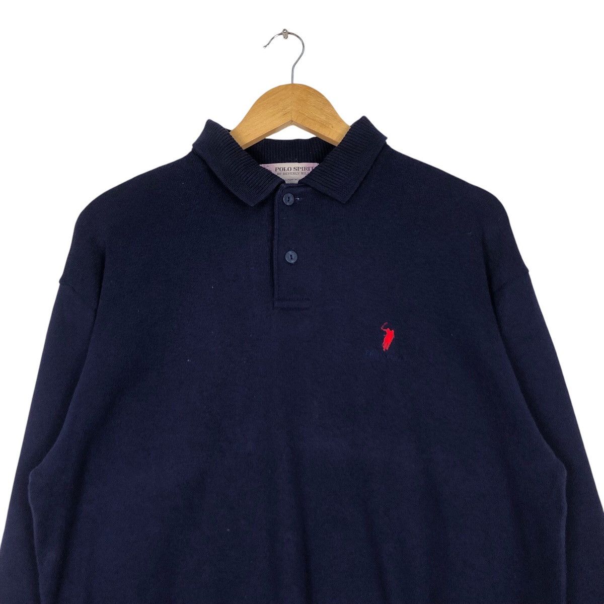 Vintage Vintage Polo Spirit Sweatshirt Jumper Rare 90s Small Size US S / EU 44-46 / 1 - 2 Thumbnail