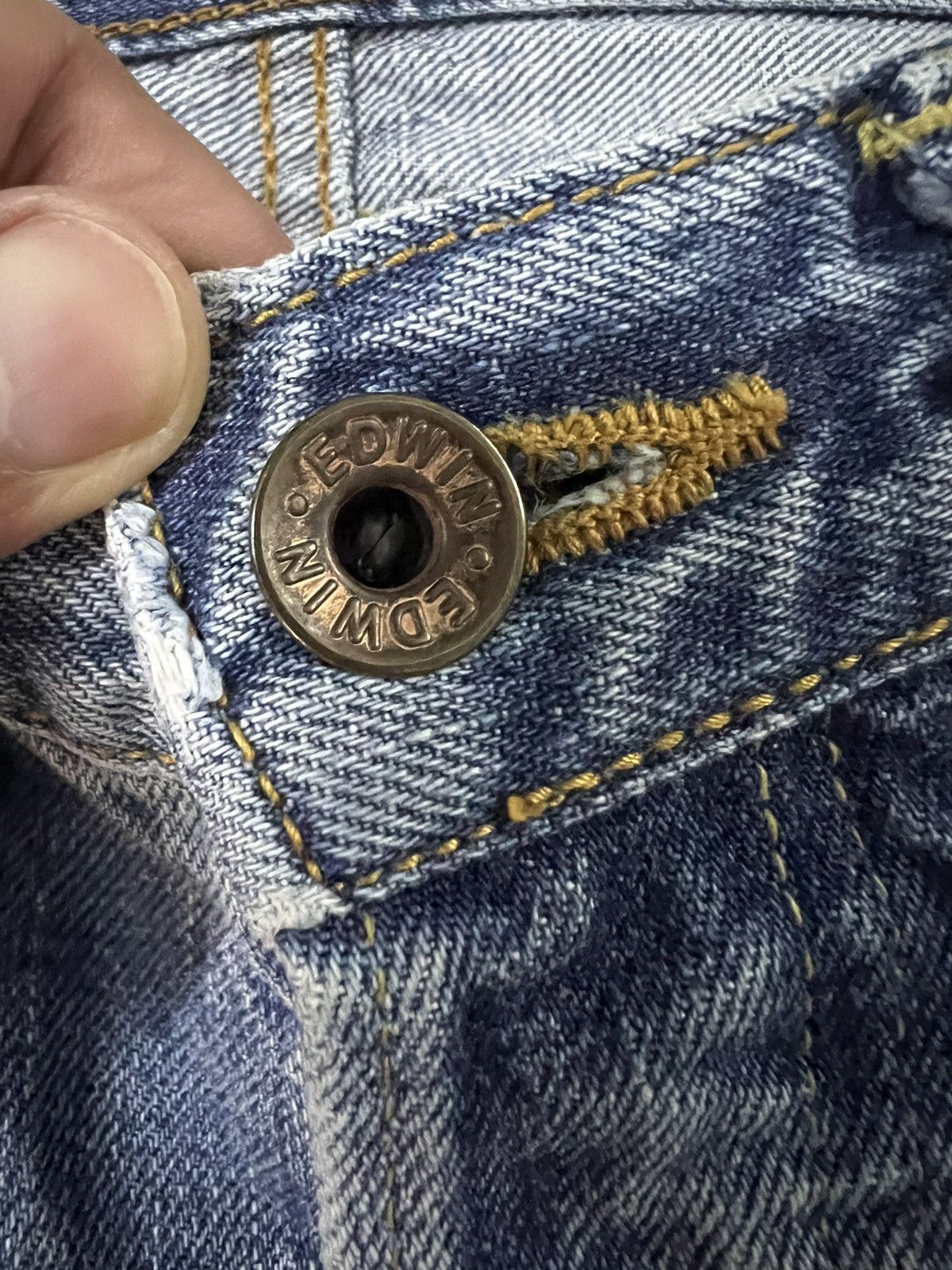 Edwin × If Six Was Nine × Japanese Brand Vintage Edwin 505X Selvedge Baggy Jeans Japan Size US 30 / EU 46 - 5 Thumbnail
