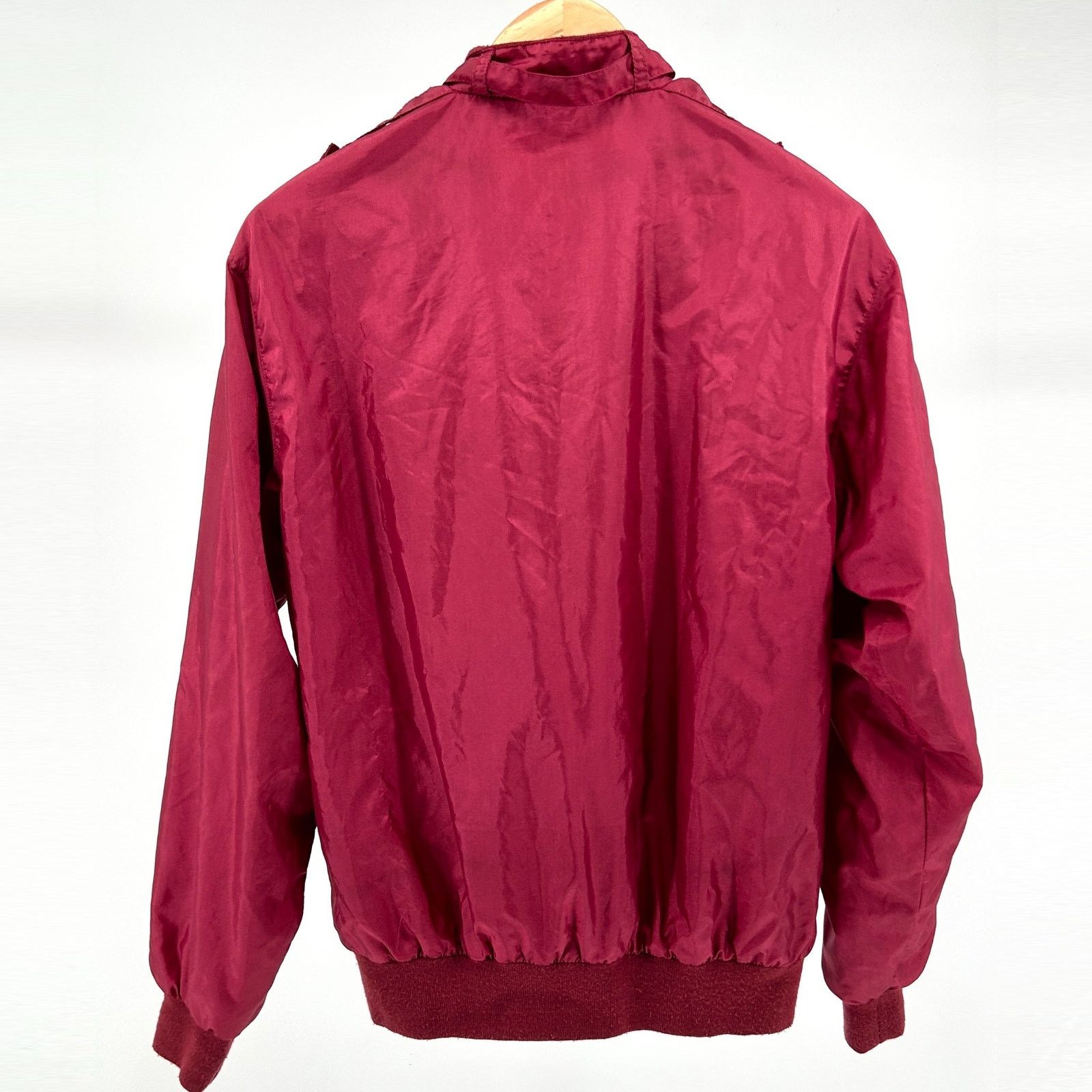 Jockey Vintage 80s Jockey Standard Issue Burgundy Bomber Jacket Size US M / EU 48-50 / 2 - 6 Thumbnail