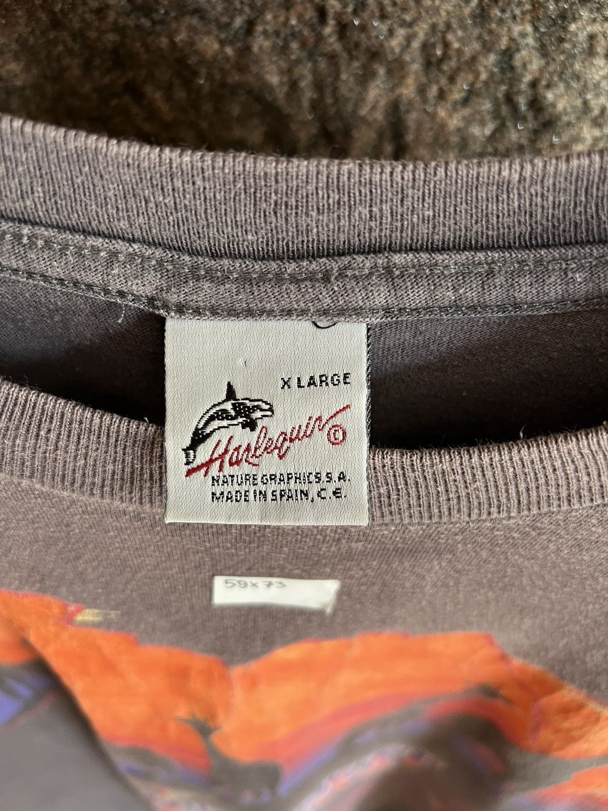 Designer × Vintage Harlequin vintage tee t-shirt Tis XL,animal safari Size US XL / EU 56 / 4 - 5 Thumbnail