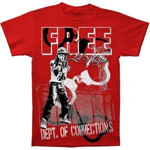 Designer Free Lil Wayne Jail Tee - Merch Lockdown T-shirt - L Size US L / EU 52-54 / 3 - 1 Thumbnail