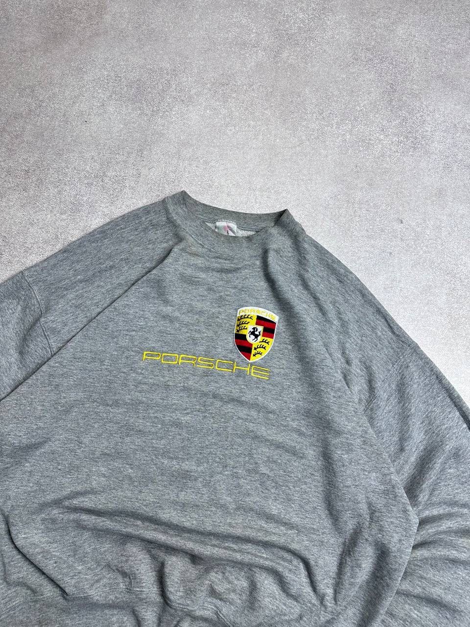 Porsche Design Vintage 90s Porsche Boxy Y2K Sweatshirt Rare XL Size US XL / EU 56 / 4 - 2 Thumbnail