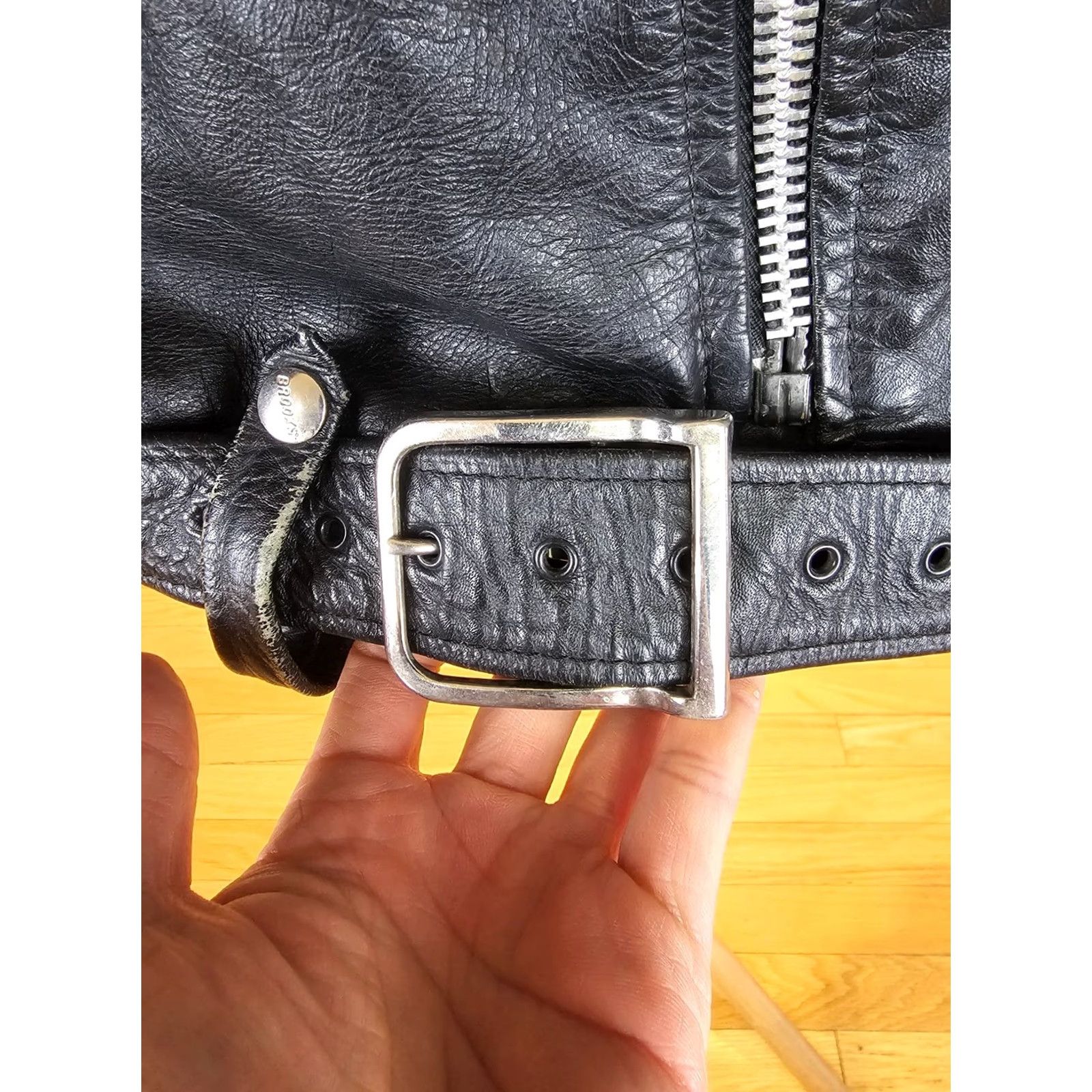 Brooks VINTAGE Brooks Motorcycle Leather Jacket Shirt? Size US M / EU 48-50 / 2 - 7 Thumbnail