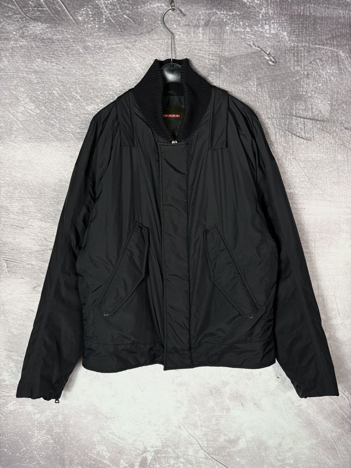 Prada Prada Sport Archive Gore Tex Nylon Bomber Jacket Linea Rossa Size US M / EU 48-50 / 2 - 2 Thumbnail