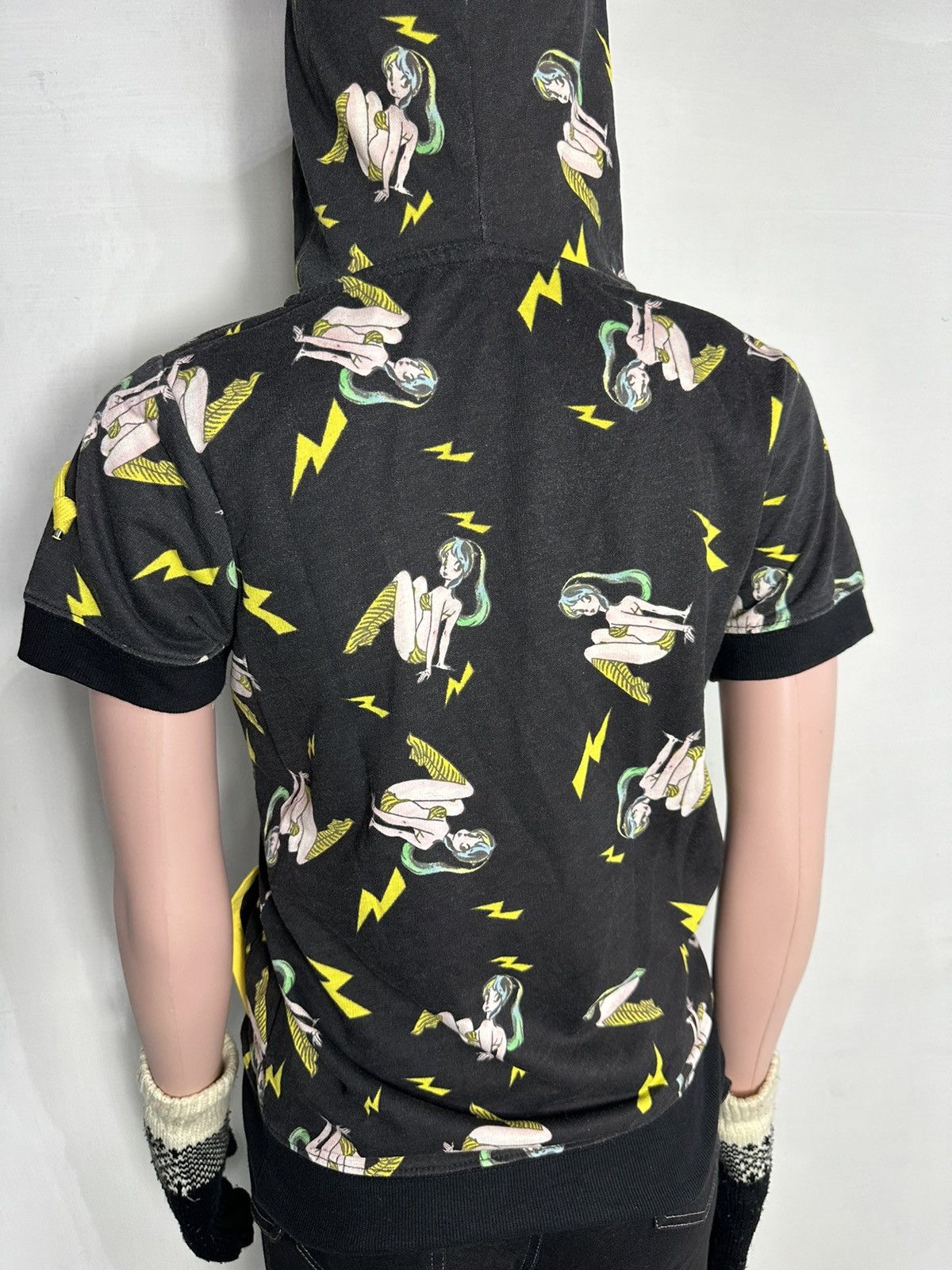 Anime × Japanese Brand Kagame Inuyasa Horn Devil Bunny punk Shortsleeve Hoodie Size S / US 4 / IT 40 - 5 Thumbnail