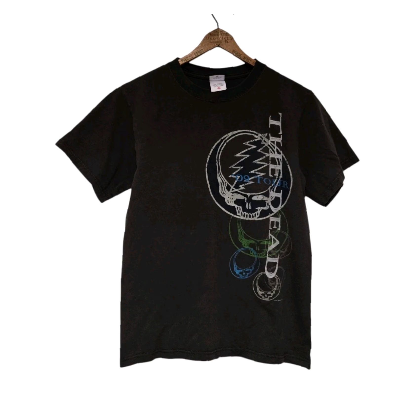 Anvil Grateful Dead The Dead ‘09 Tour Mens Small T Shirt Gray on Anvil Size US S / EU 44-46 / 1 - 2 Thumbnail