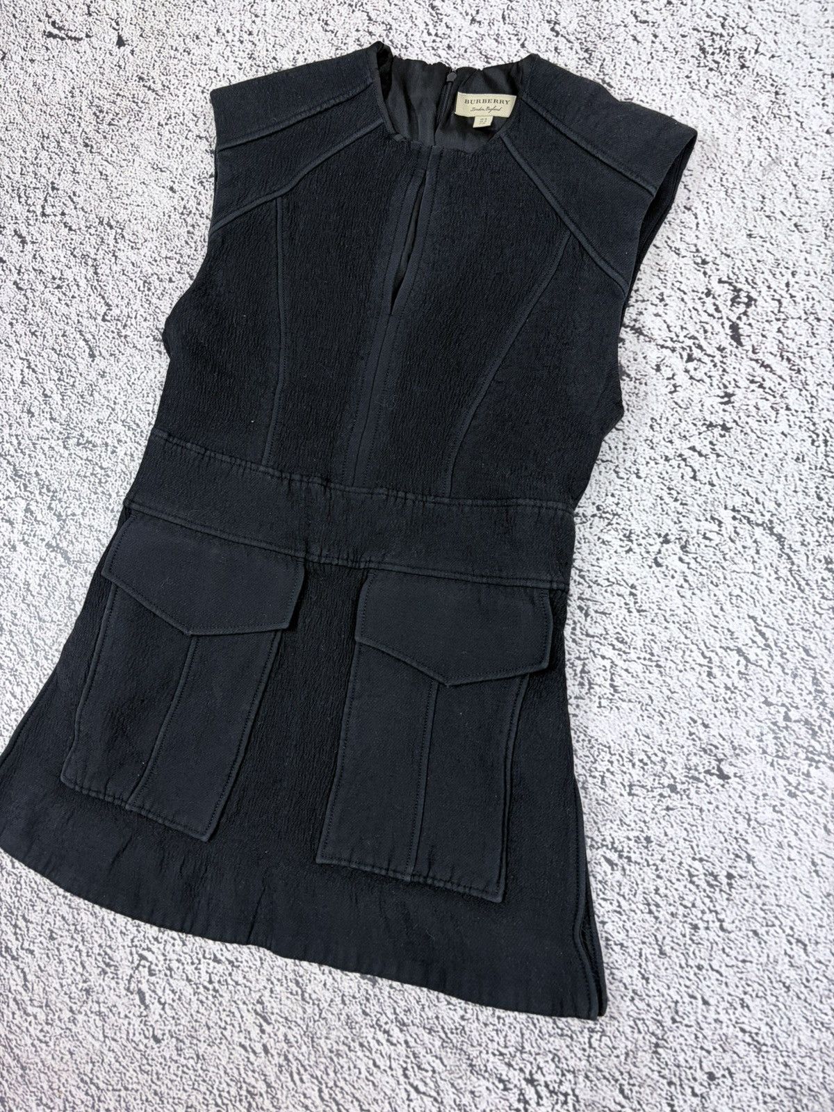 Burberry Burberry Archive Wool Silk Cargo Tunic Vest Dress Size M / US 6-8 / IT 42-44 - 3 Thumbnail