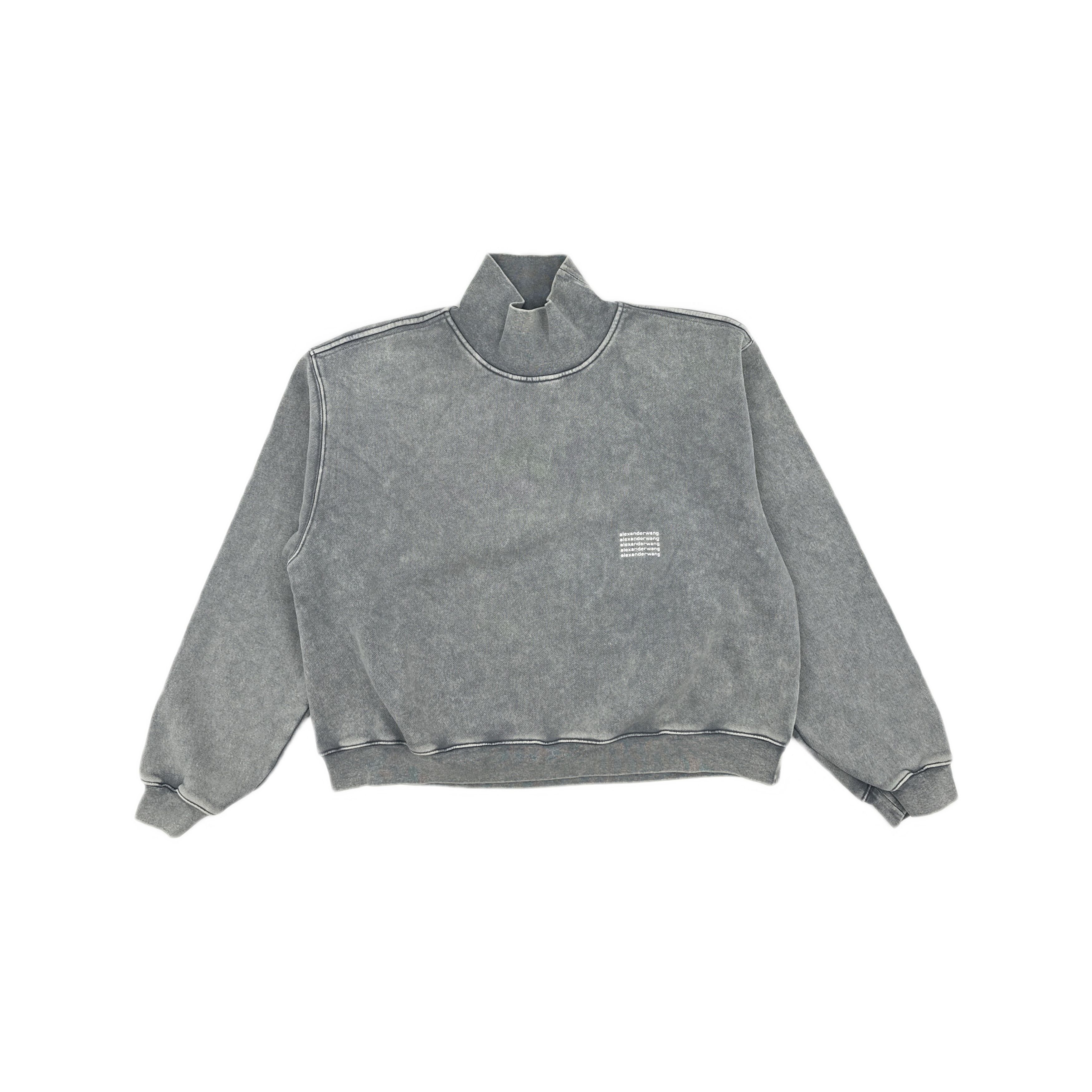 Alexander Wang Alexander Wang Acid Wash Sweatshirt Size XL Size US XL / EU 56 / 4 - 1 Thumbnail