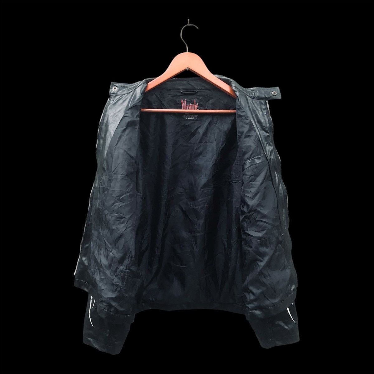 KMRii Monde Creore Cyber Punk Tribal Graphic Faux Leather Jacket Size US L / EU 52-54 / 3 - 4 Thumbnail