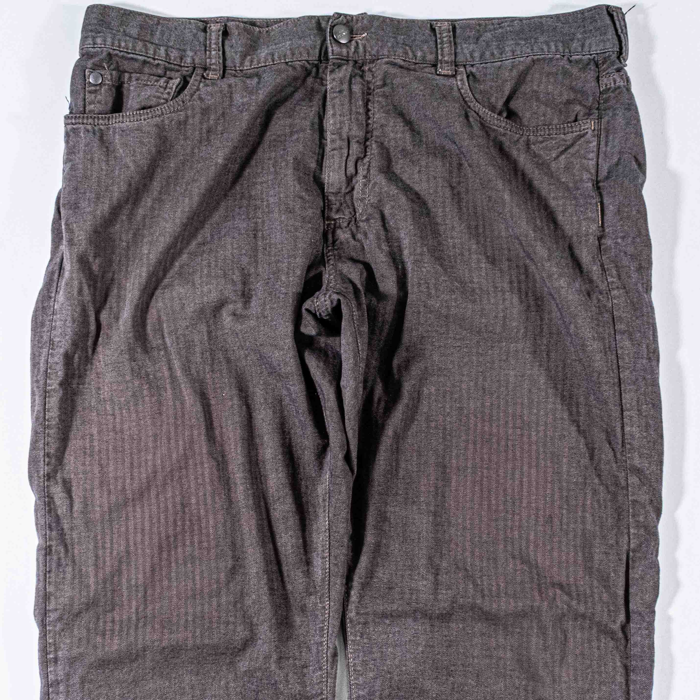 Canali Canali Herringbone 5 Pocket Pants Made in Italy 54 38x28 Size US 38 / EU 54 - 6 Thumbnail