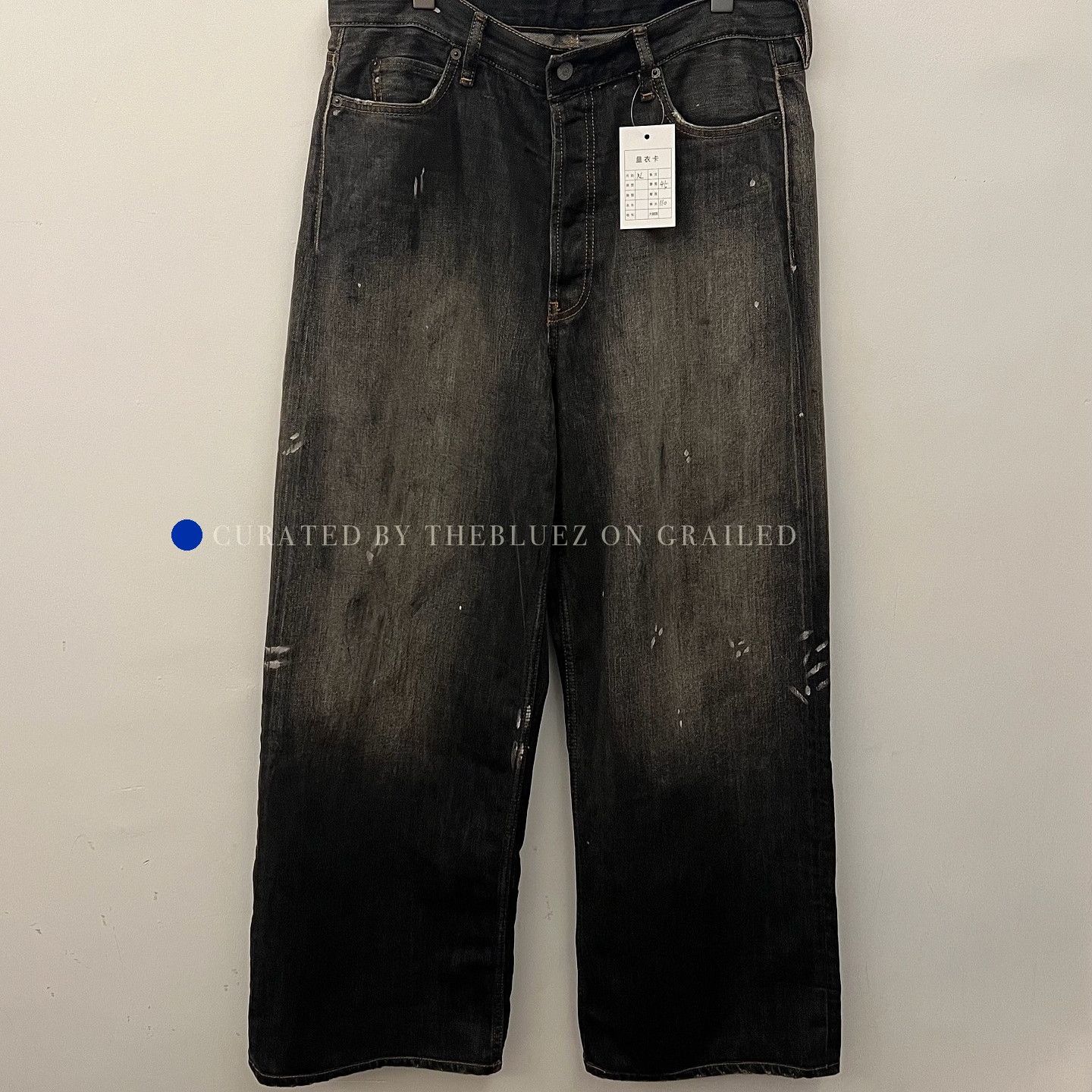 Acne Studios Washed Black Denim Jeans, Size 36 Size US 36 / EU 52 - 1 Thumbnail