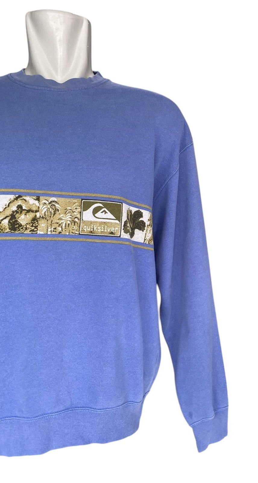 Quiksilver Vtg QUICKSILVER Crewneck Sweatshirt Size US M / EU 48-50 / 2 - 2 Thumbnail