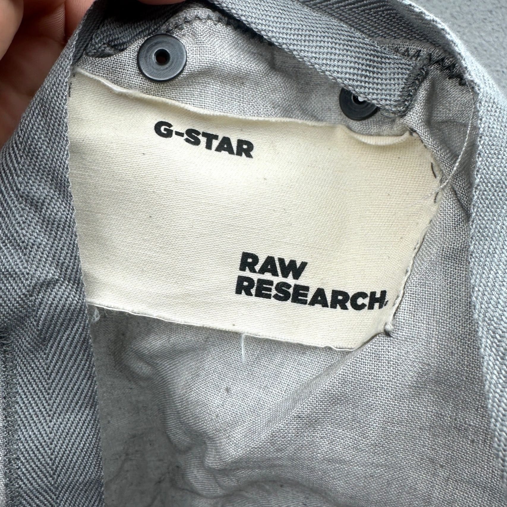 G-Star G-Star Raw Research GSRR Selvedge Dust Coat Womens Large D19098-C671-150 Beig e Overcoat Coat Linen Inner New title Size L / US 10 / IT 46 - 4 Thumbnail