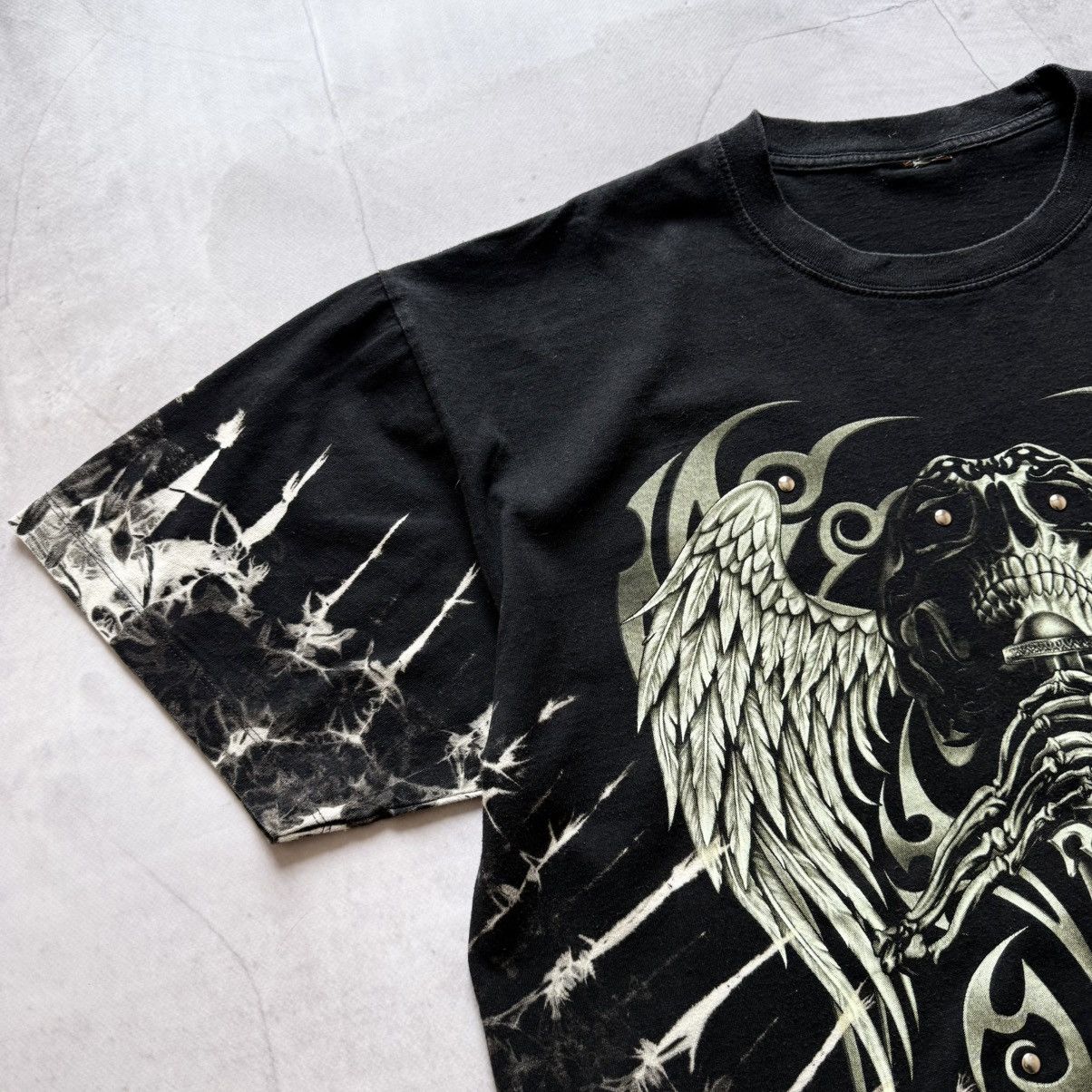 Hysteric Glamour × Undercover 00s Skeleton Studded Y2K T Shirt Hysteric Glamour Style Size US XL / EU 56 / 4 - 5 Thumbnail
