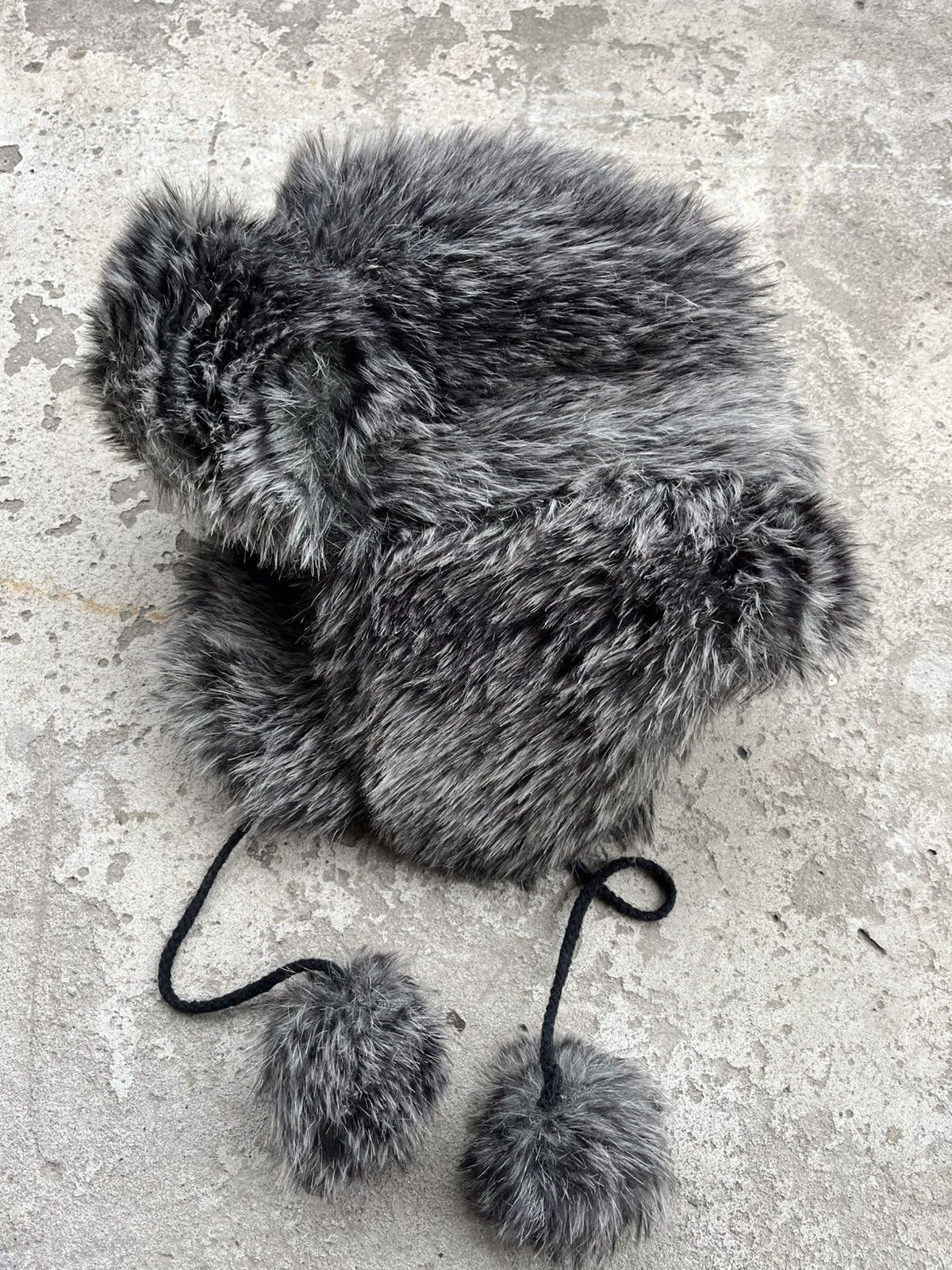 Hysteric Glamour × If Six Was Nine × Japanese Brand 90s Japanese Fur Faux Fuzzy Trapper Mohair Ushanka Hat Y2K Size ONE SIZE - 2 Thumbnail