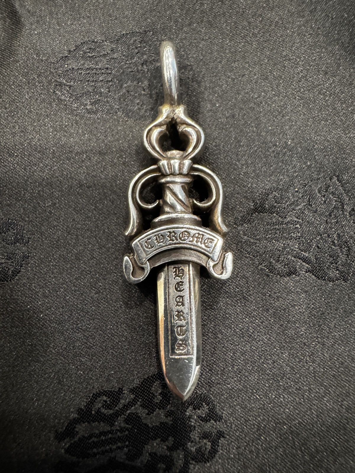 Chrome Hearts Chrome hearts double dagger pendant | Grailed