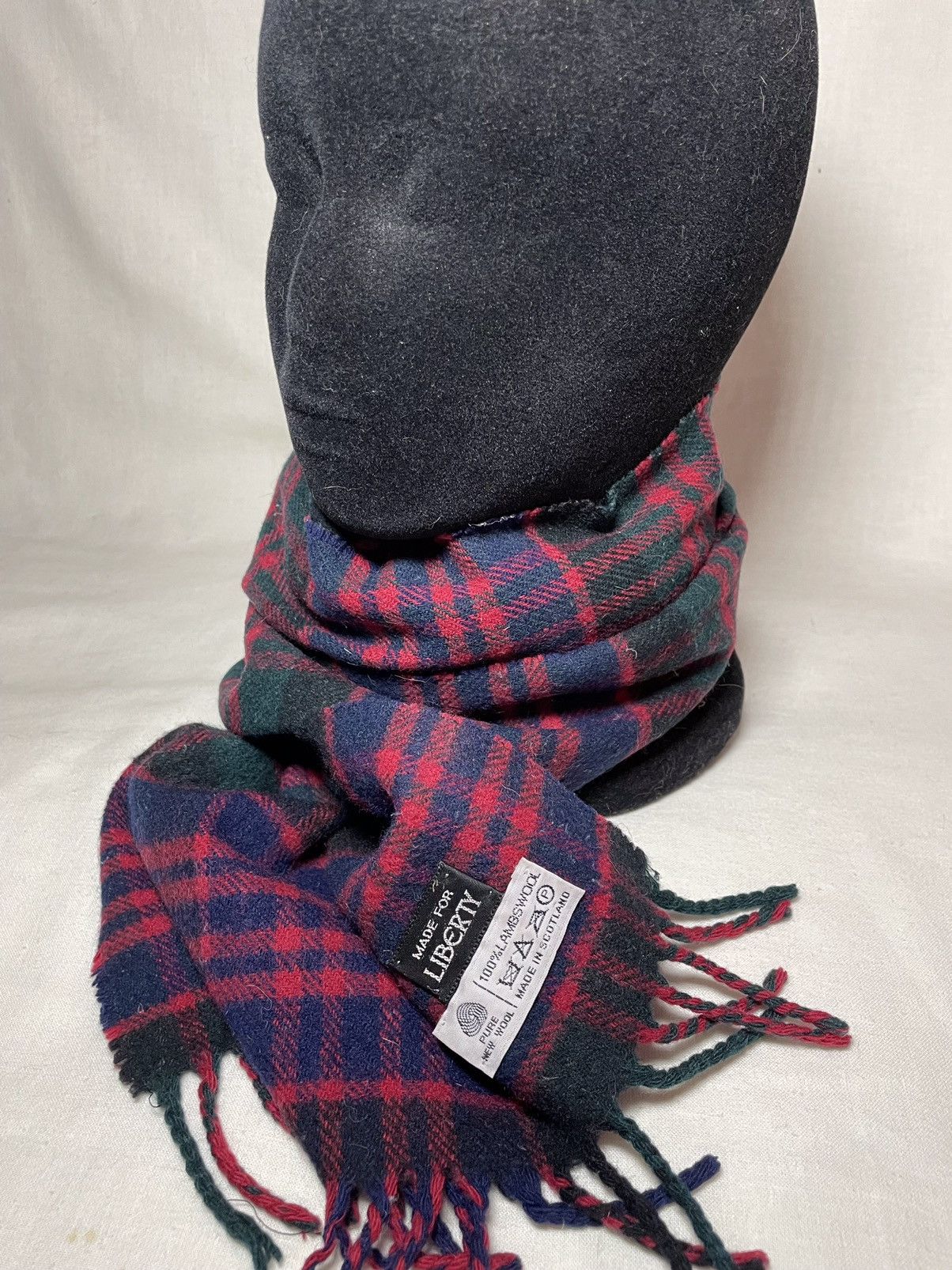 Liberty × Liberty London Liberty tartan wool scarf Size ONE SIZE - 5 Thumbnail