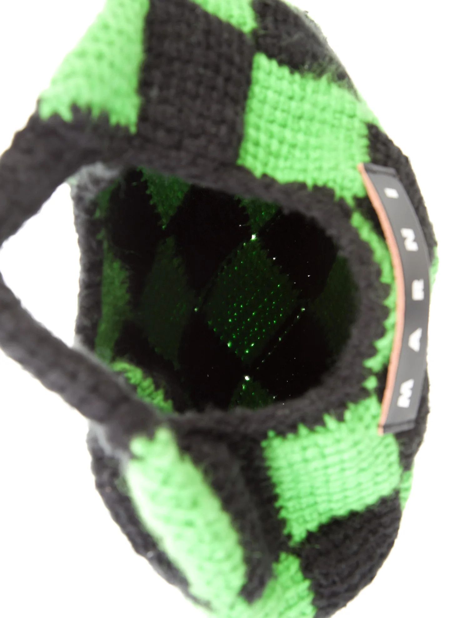 Marni o1f1d3z0525 Size: OS / Handle Bag in Green/Black Size ONE SIZE - 5 Thumbnail