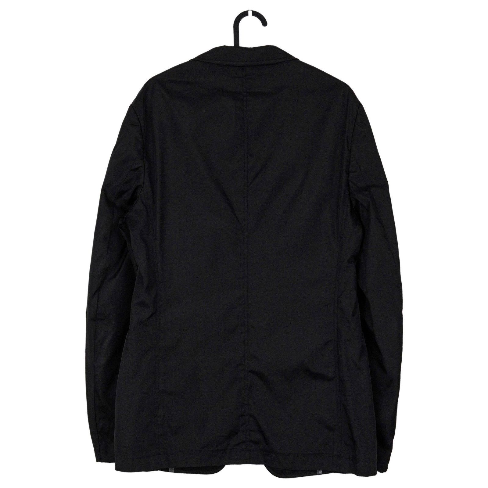 Prada Vintage Prada AW2010 Black Nylon Lightweight Blazer Jacket Size US M / EU 48-50 / 2 - 2 Thumbnail