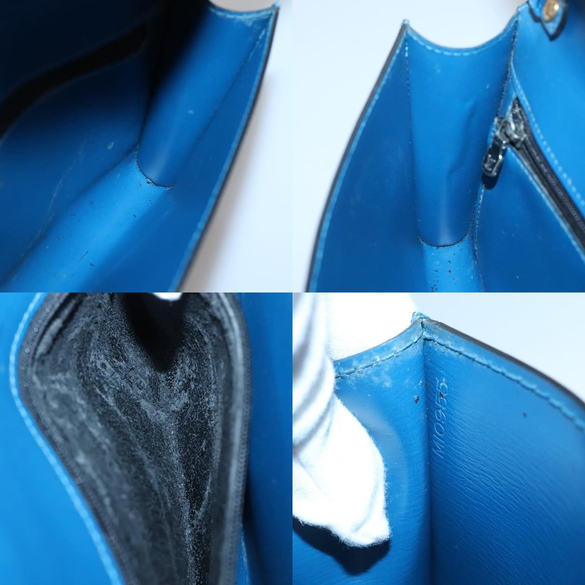 Louis Vuitton LOUIS VUITTON Epi Pochette Arche Shoulder Bag Blue M52575 Size ONE SIZE - 12 Thumbnail