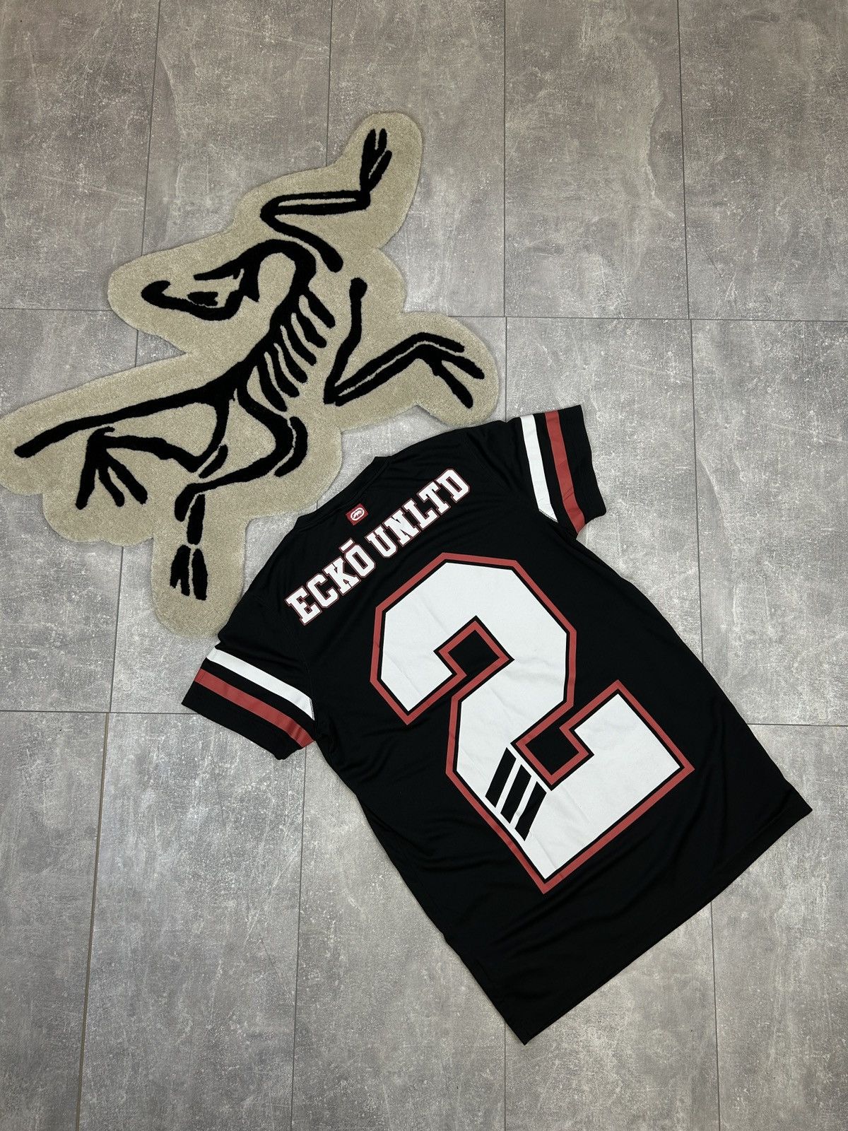 Ecko Unltd. × Vintage Mens Vintage Ecko Unltd. T-shirt rugby jersey tee y2k rare Size US M / EU 48-50 / 2 - 1 Thumbnail