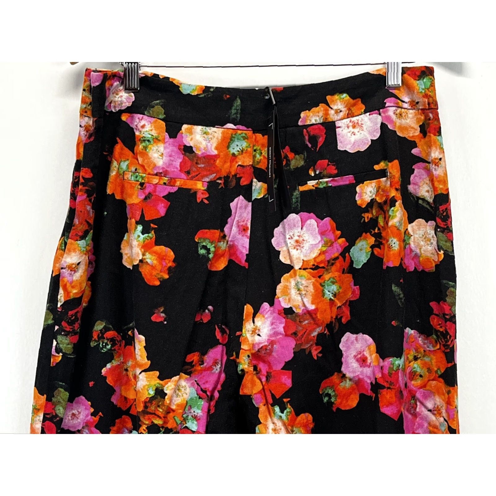 Robert Rodriguez NEW! Robert Rodriguez Pants Women 10 Multicolor Floral Linen Blend Side Zip Casual Size 32" / US 10 / IT 46 - 4 Thumbnail