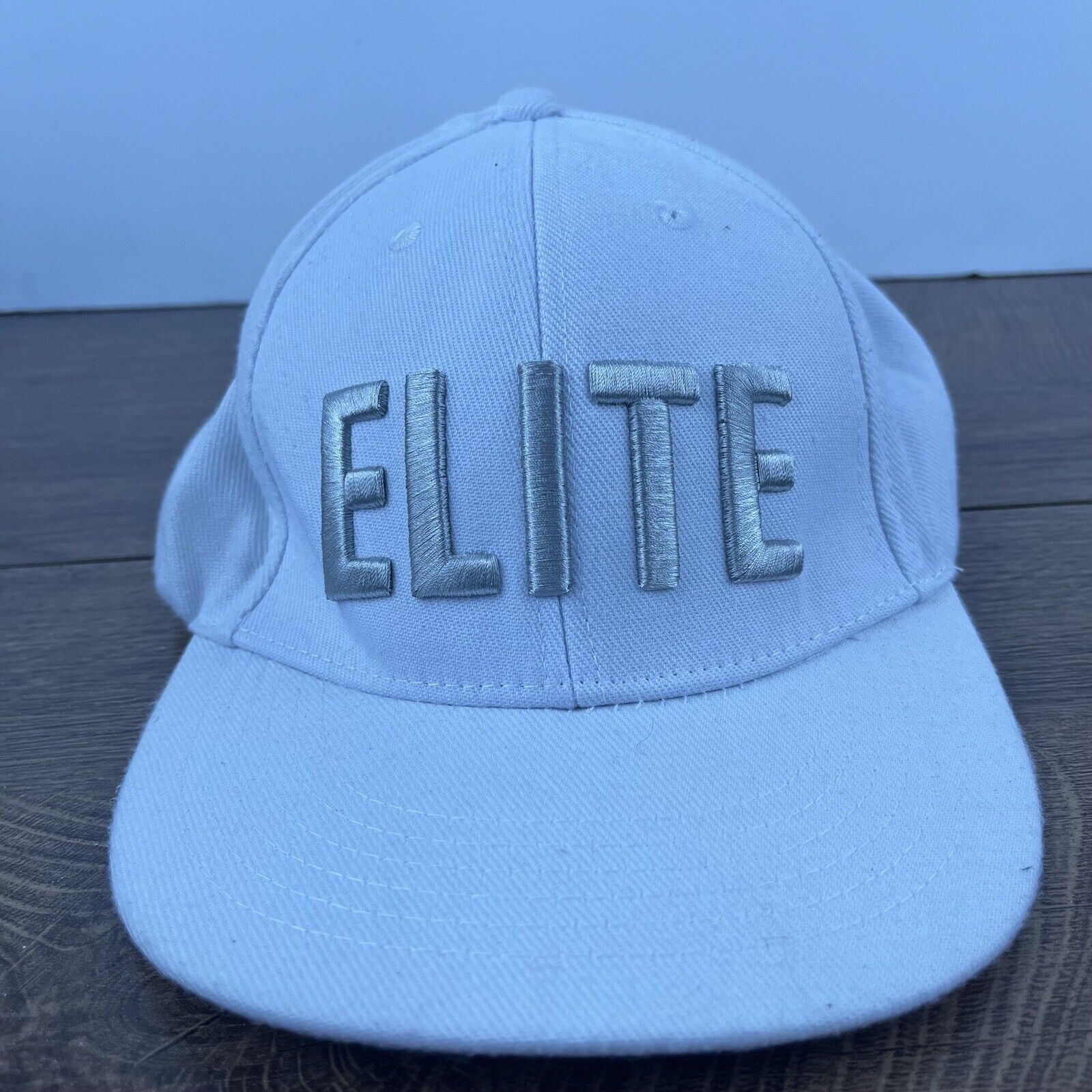 Other Elite Snapback Hat Elite Adjustable Hat White Adjustable Hat Size ONE SIZE - 1 Thumbnail