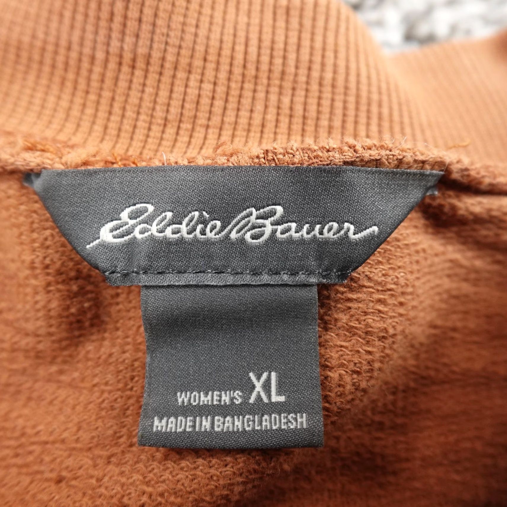 Eddie Bauer Eddie Bauer Sweatshirt Womens XL Brown Orange Pullover Crewneck Sweatshirt Outdoor Size XL / US 12-14 / IT 48-50 - 5 Thumbnail