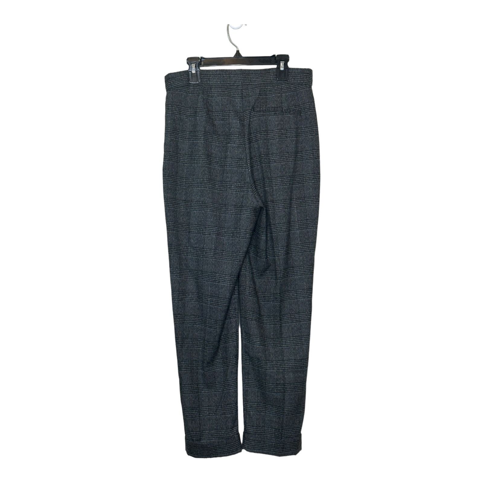 Zara Zara plaid pleated cuffed ankle hems pants size XS Size 30" / US 8 / IT 44 - 9 Thumbnail