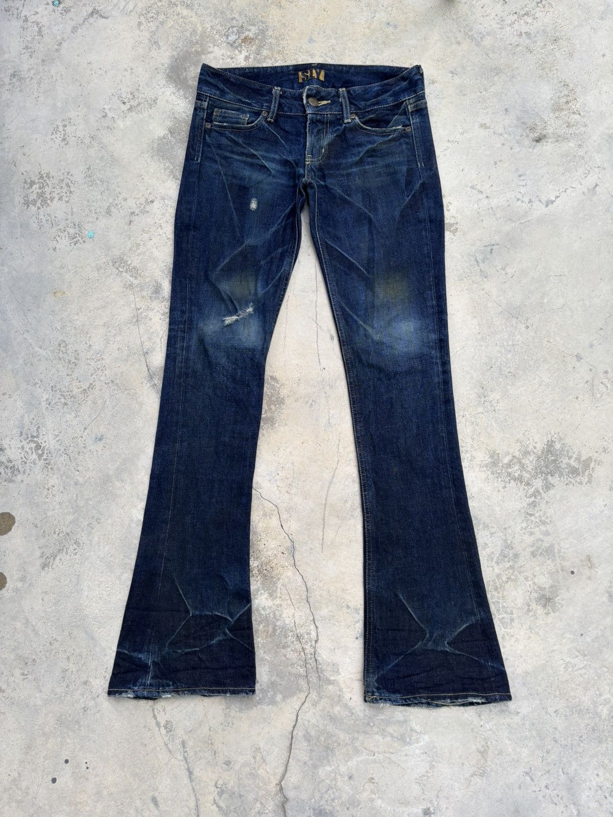 SLY Flare Jeans SLY Japanese Bootcut Claw Mark Flared Jeans Size 30" / US 8 / IT 44 - 1 Thumbnail