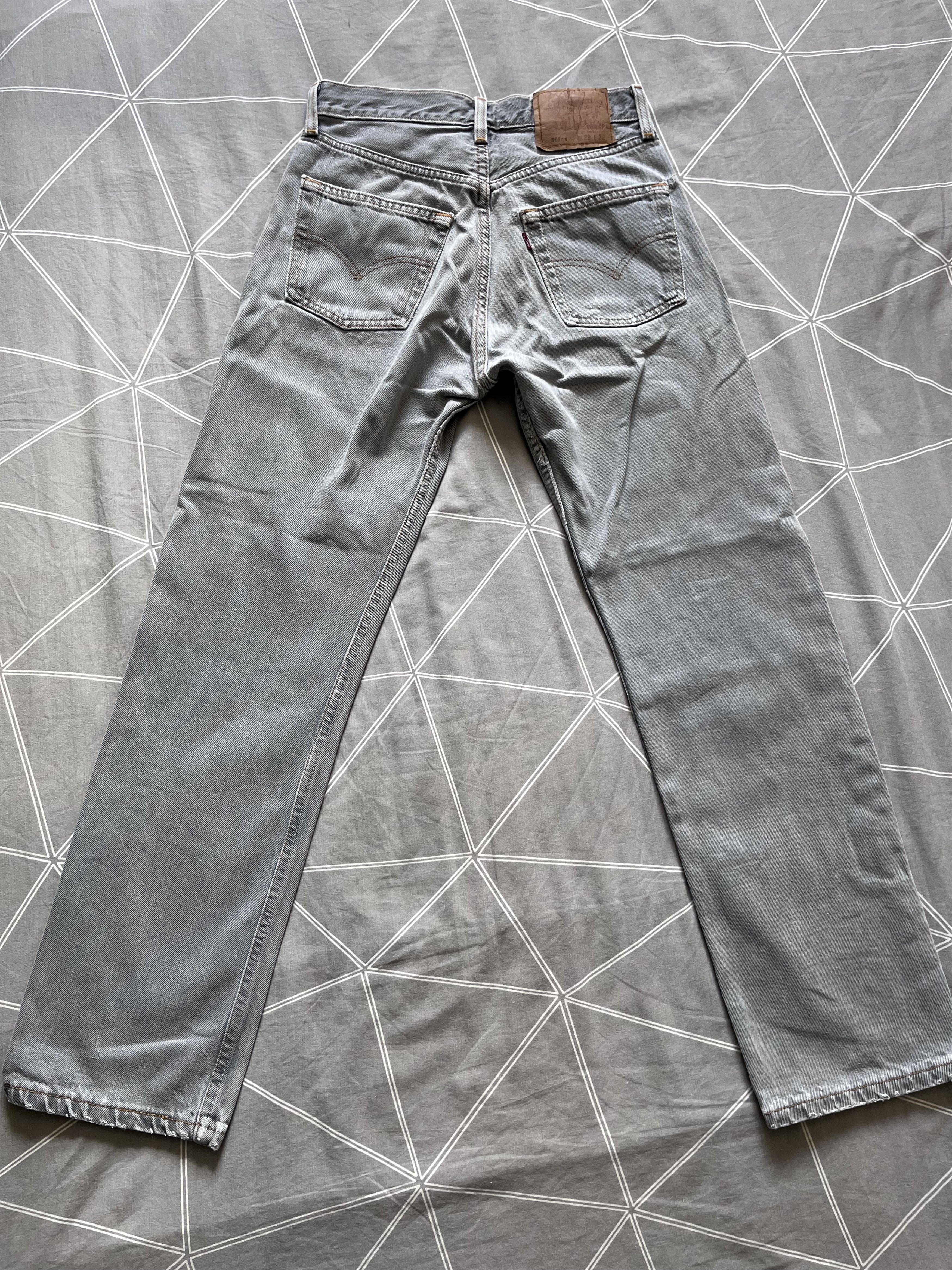 Levi's Levi’s 501XX Men’s Jeans W29 L32 – USA 1999 – Gray – Vintage Size US 29 - 2 Thumbnail