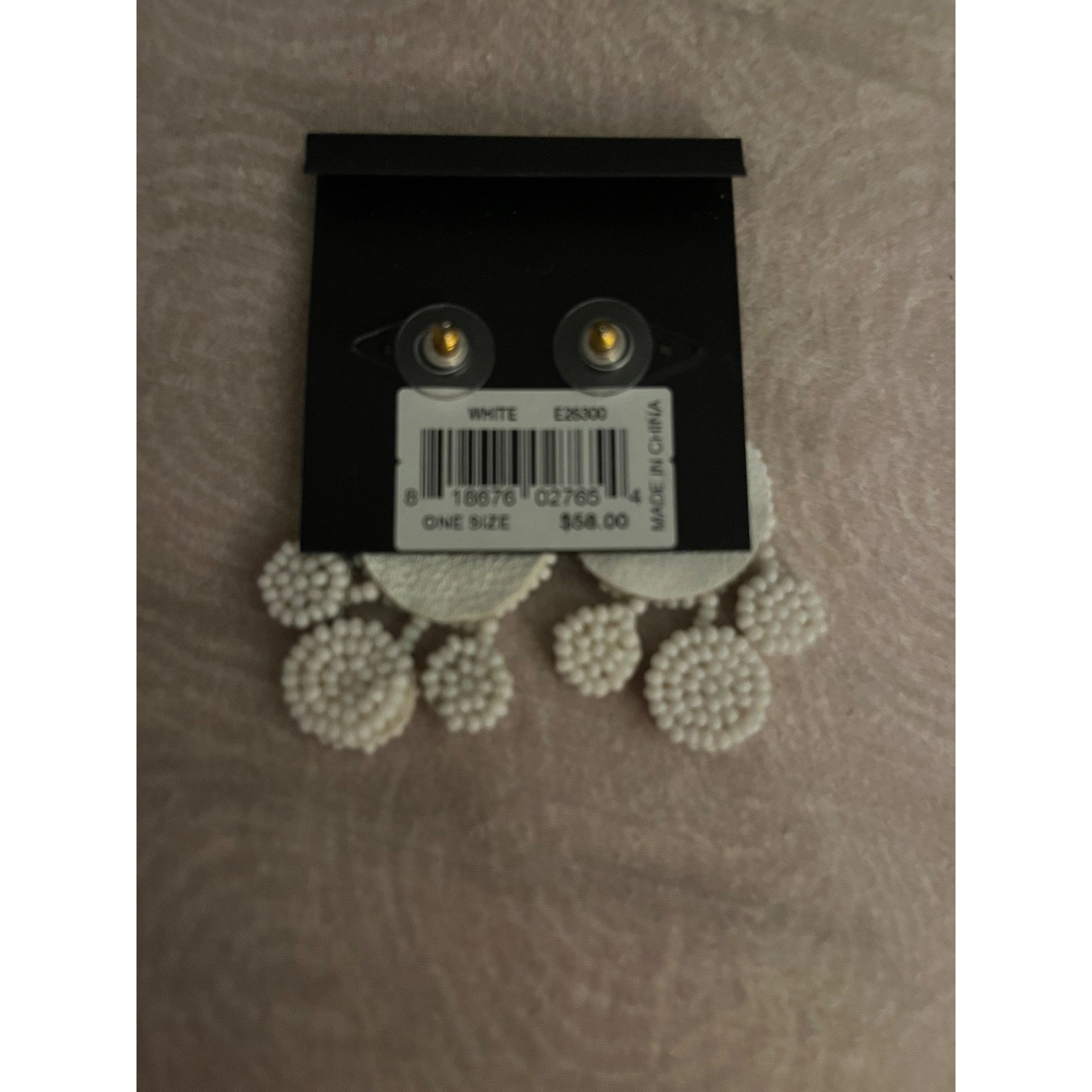 Rebecca Minkoff Rebecca Minkoff white earrings Size ONE SIZE - 2 Thumbnail