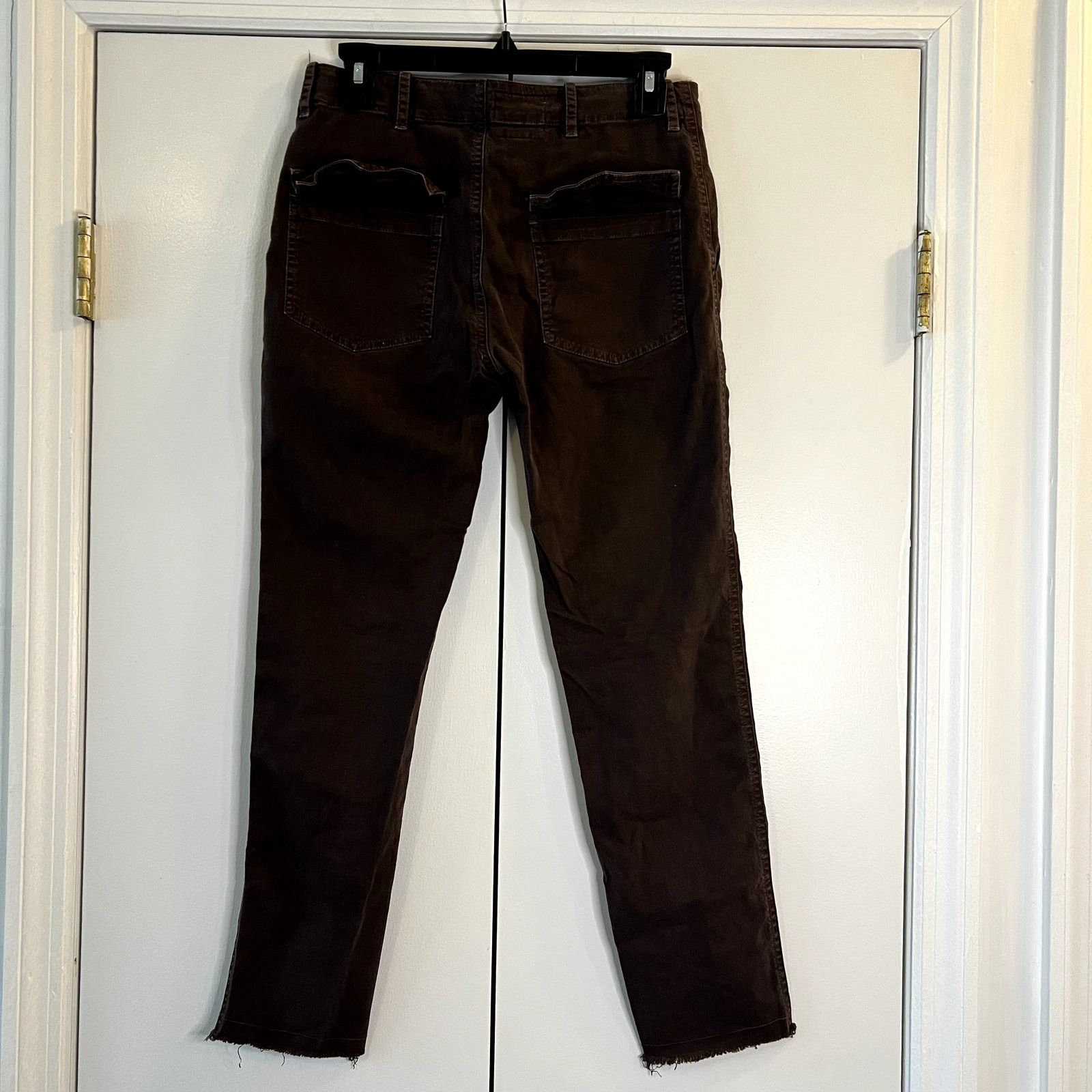 Nili Lotan nili lotan jenna cropped pants brown coffee size 0 Size 25" / US 0 / IT 36 - 5 Thumbnail
