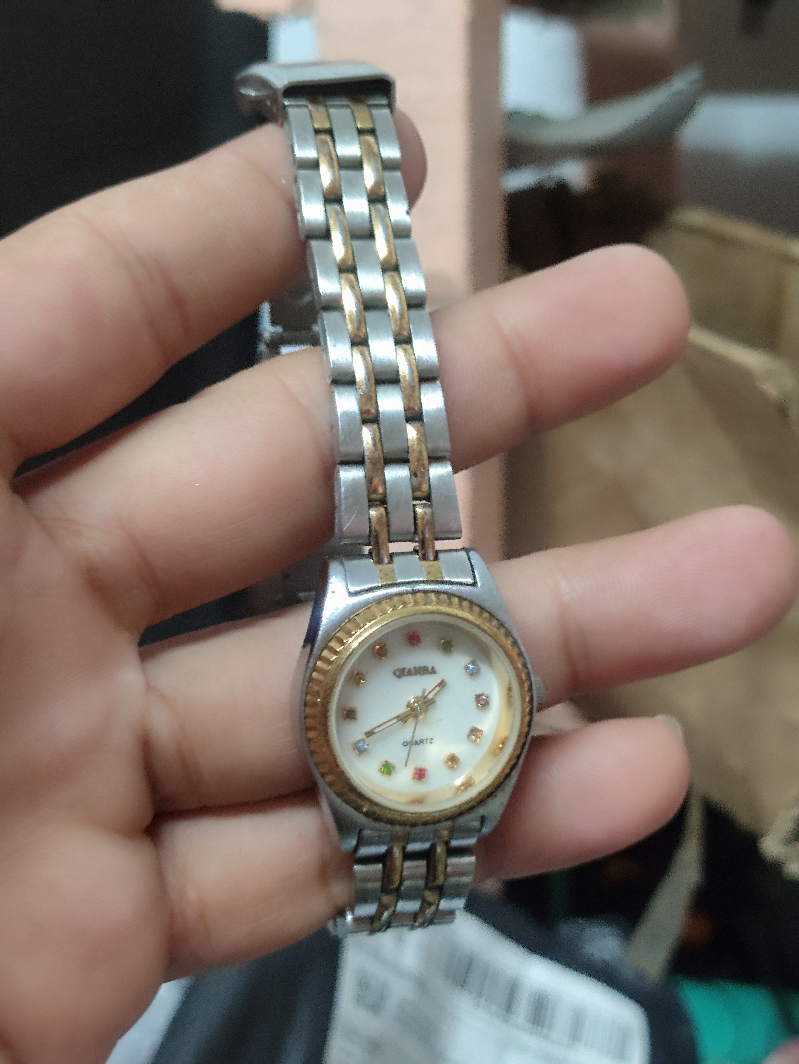 Japanese Brand VINTAGE "QIANBA" WATCH (NO. 8079L). LADIES WATCH Size ONE SIZE - 10 Thumbnail