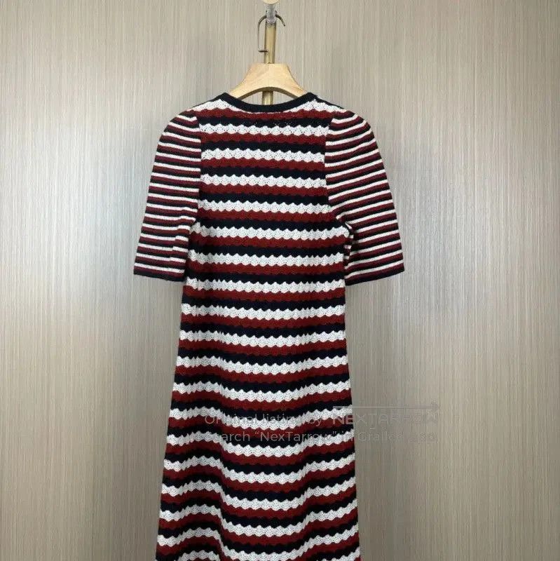 Chanel Chanel Multi-Striped Cotton Dress for Women . Size M / US 6-8 / IT 42-44 - 2 Thumbnail